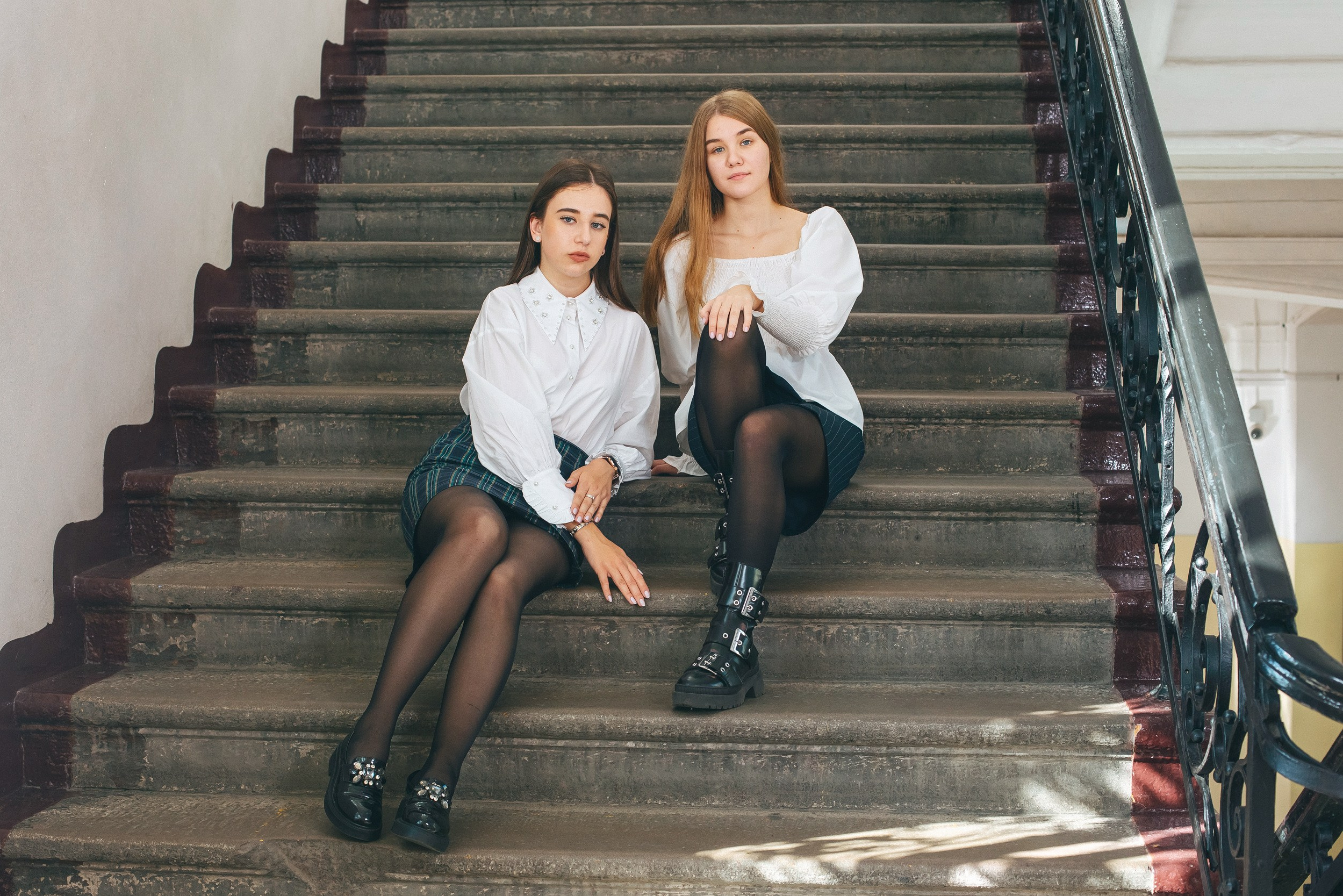 Фотосессия в школе на выпускной альбом во Владивостоке | Фотограф Евгения Кокурина