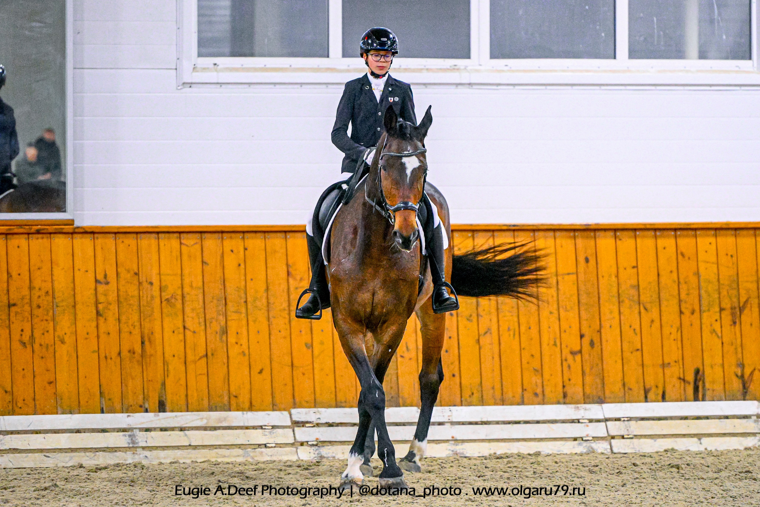 2025.10.19 — КСК Конкорд — выездка. ТУРНИРНАЯ КОННАЯ ФОТОГРАФИЯ, Руднева Ольга и Евгений Адеев