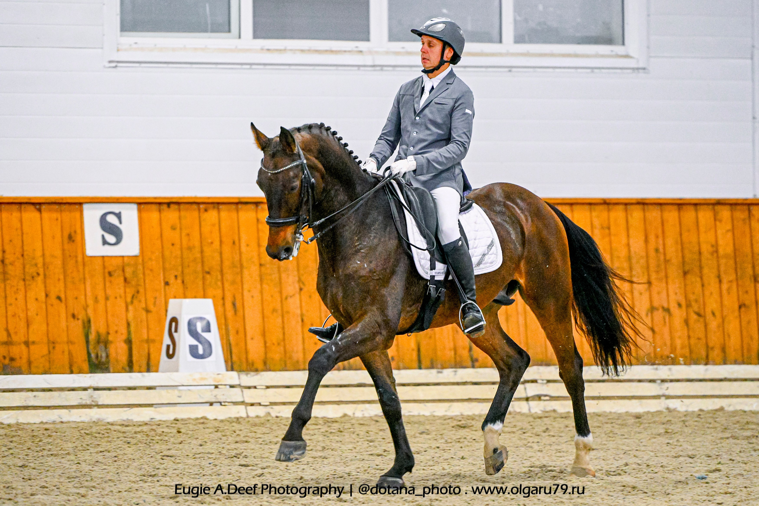 2025.10.19 — КСК Конкорд — выездка. ТУРНИРНАЯ КОННАЯ ФОТОГРАФИЯ, Руднева Ольга и Евгений Адеев