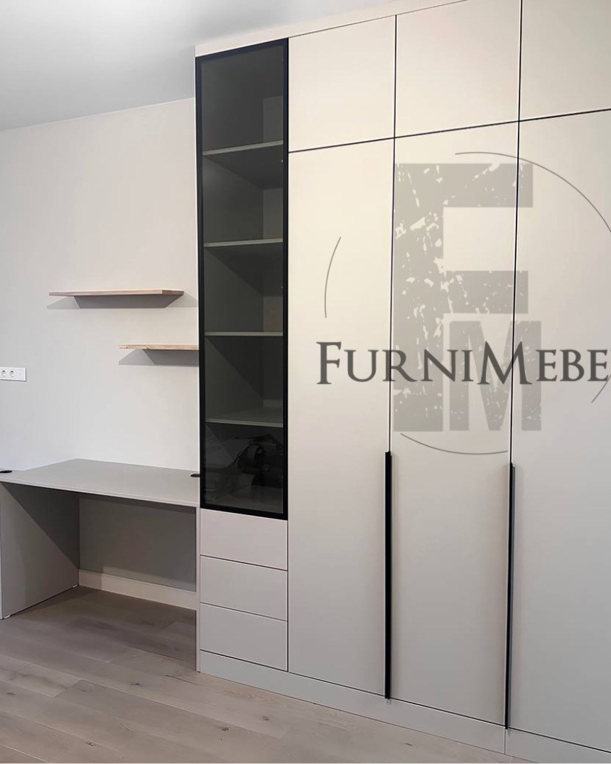 Шкафы в спальню, гостиную, детскую, ванную на заказ по индивидуальным размерам