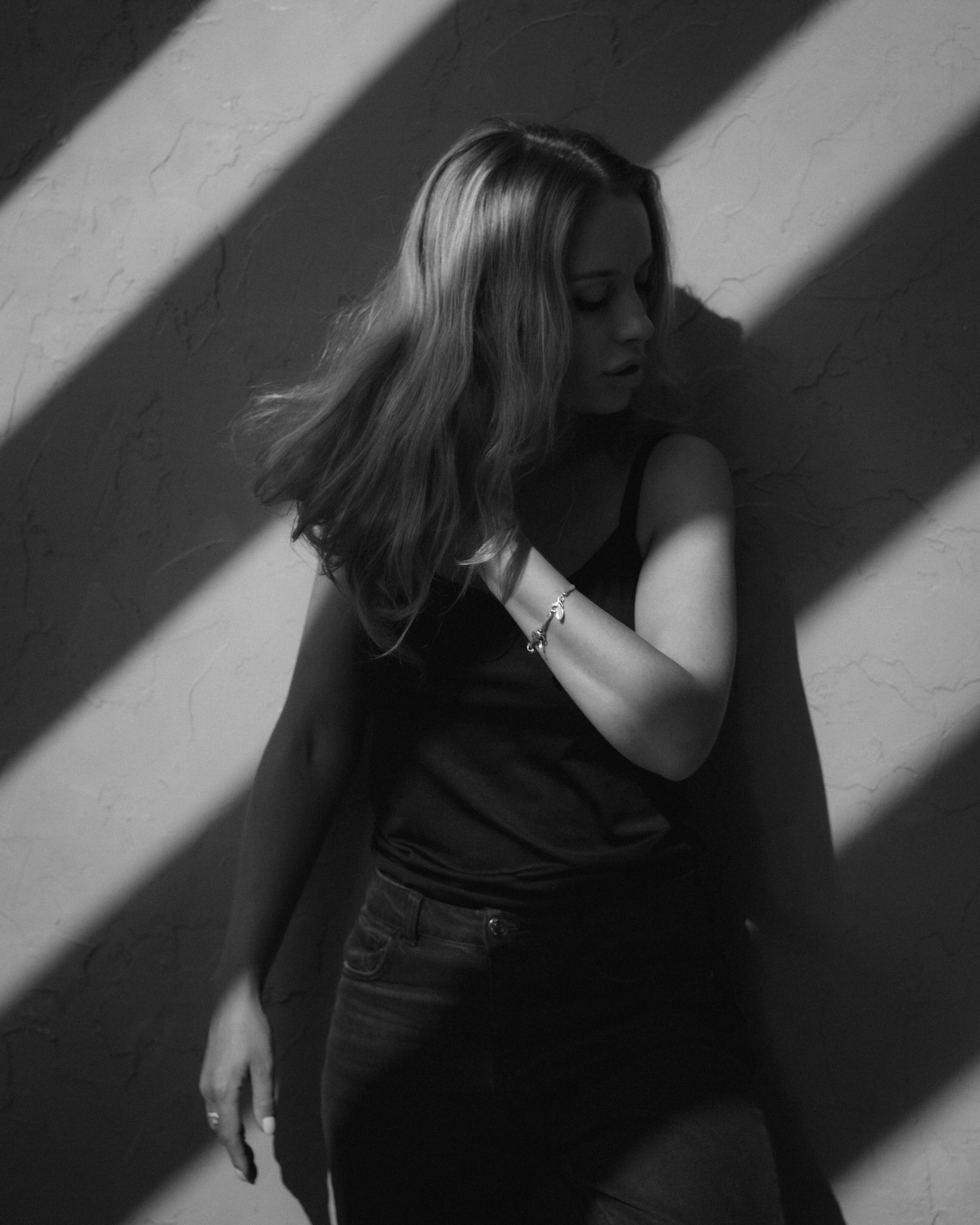 Woman portrait in studio