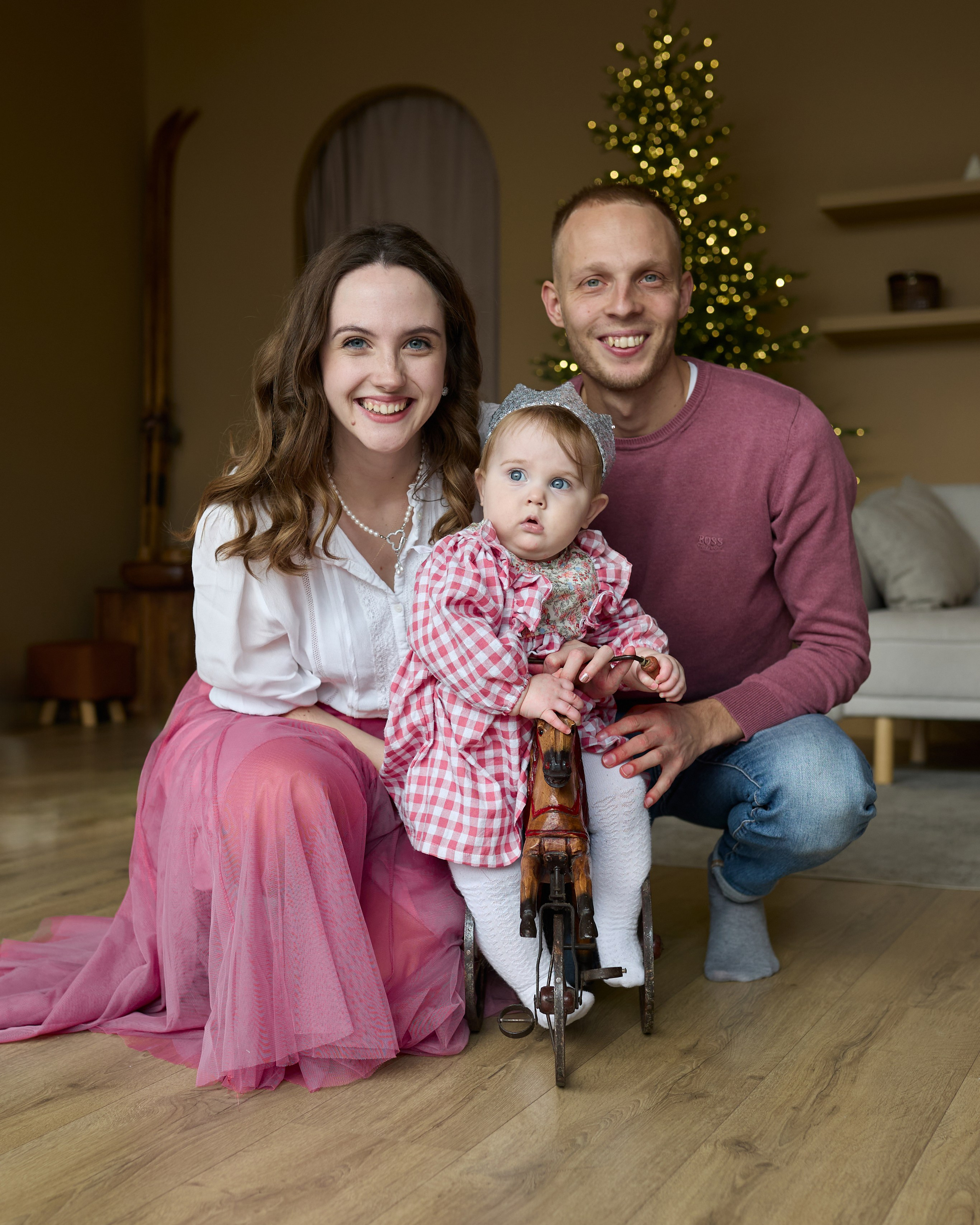 Семейная фотосессия в студии