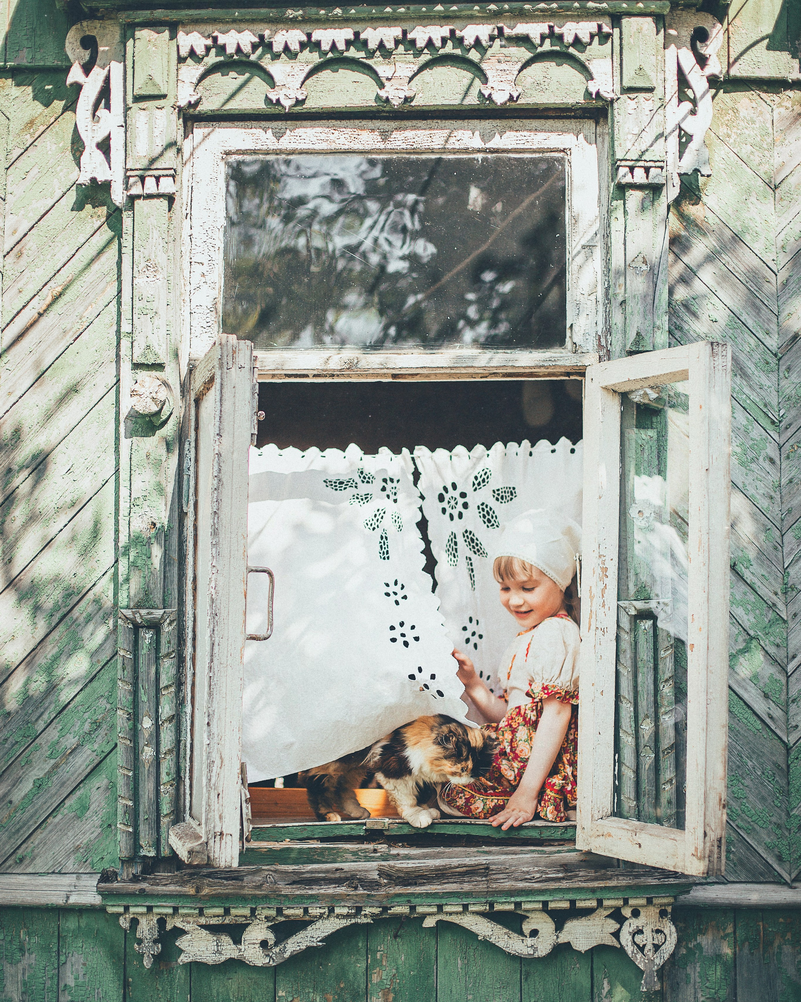 Семейная фотосессия, фотосессия в деревне, деревенский дом, чаепитие. Профессиональный фотограф, фотохудожник, видеограф из Москвы