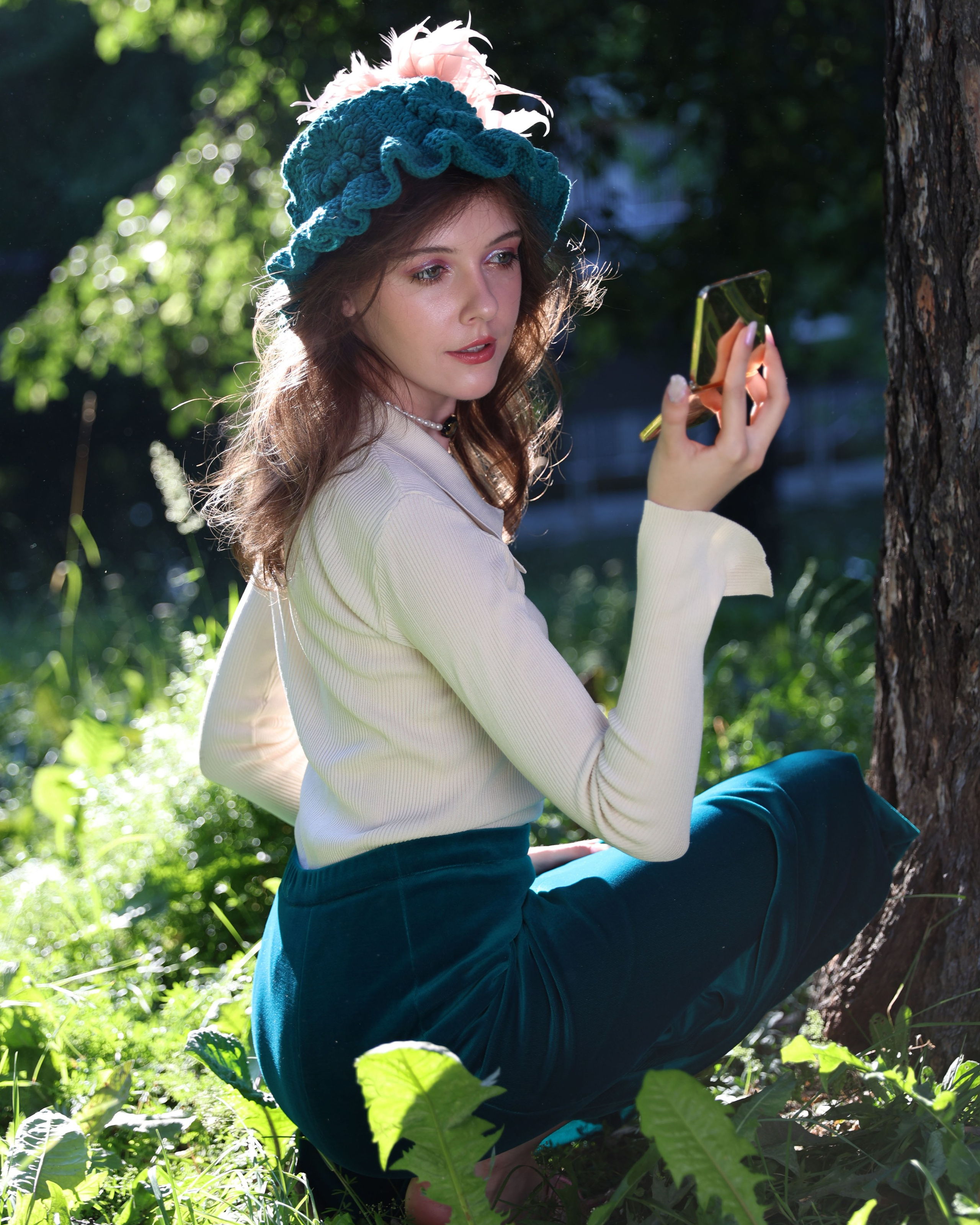 Красивое портретное девушка в лесу сказочное фото фотограф Москва Мария Алексеева