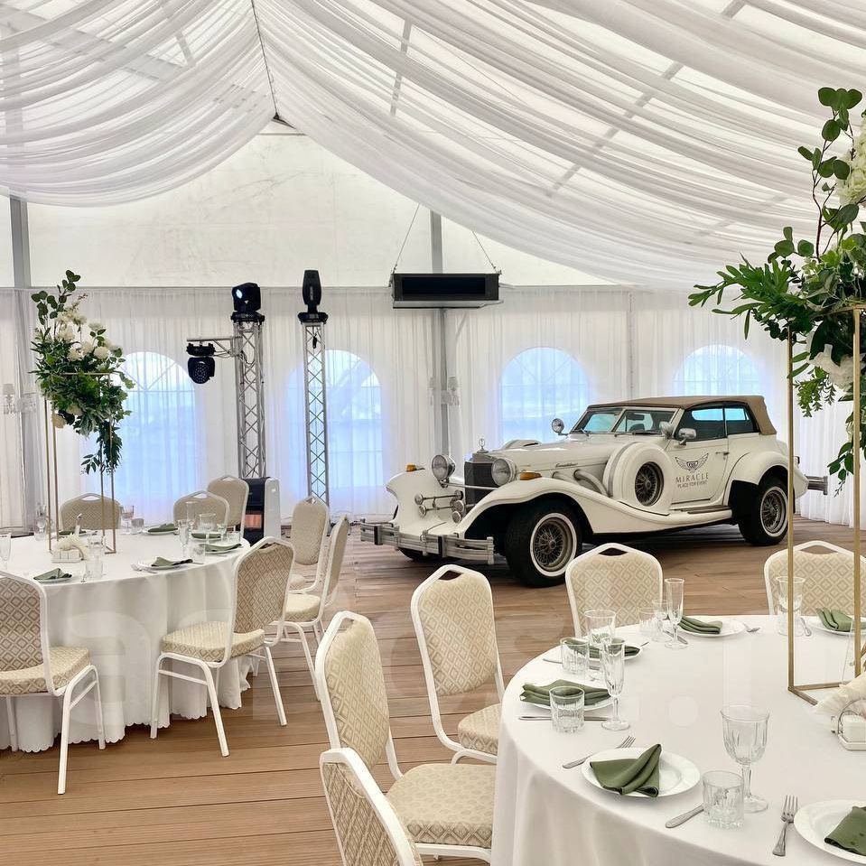 Свадебный шатер в комплексе отдыха Club House во Владивостоке. Сауна с джакузи, водопадом, большим и теплым бассейном, хаммамом в ClubHouse в