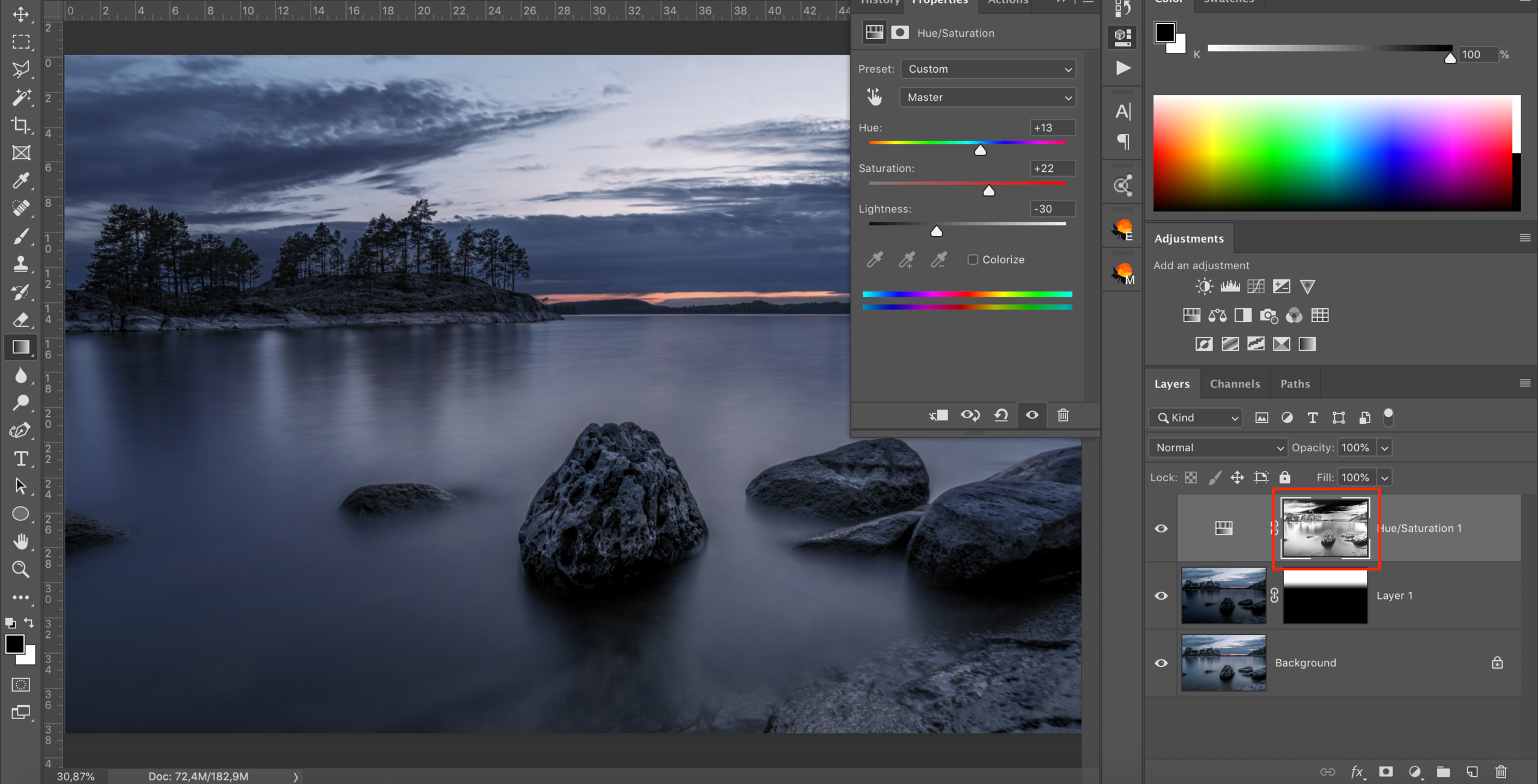 Яркостные маски [2/6]. Основные виды масок. Фотограф Константин Шамин