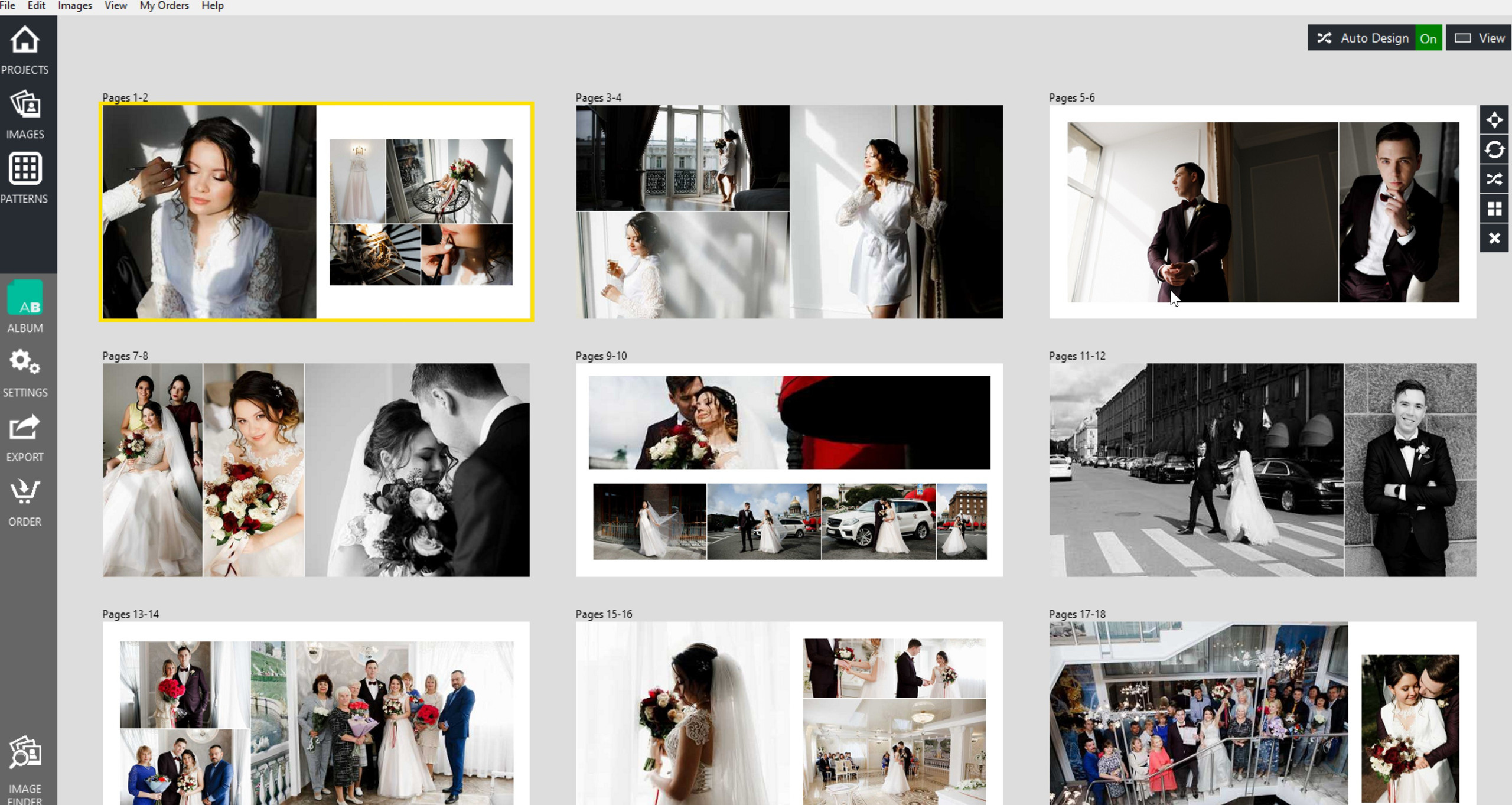 Свадебная фотокнига. Свадебный фотограф в Санкт-Петербурге Никита Кузякин