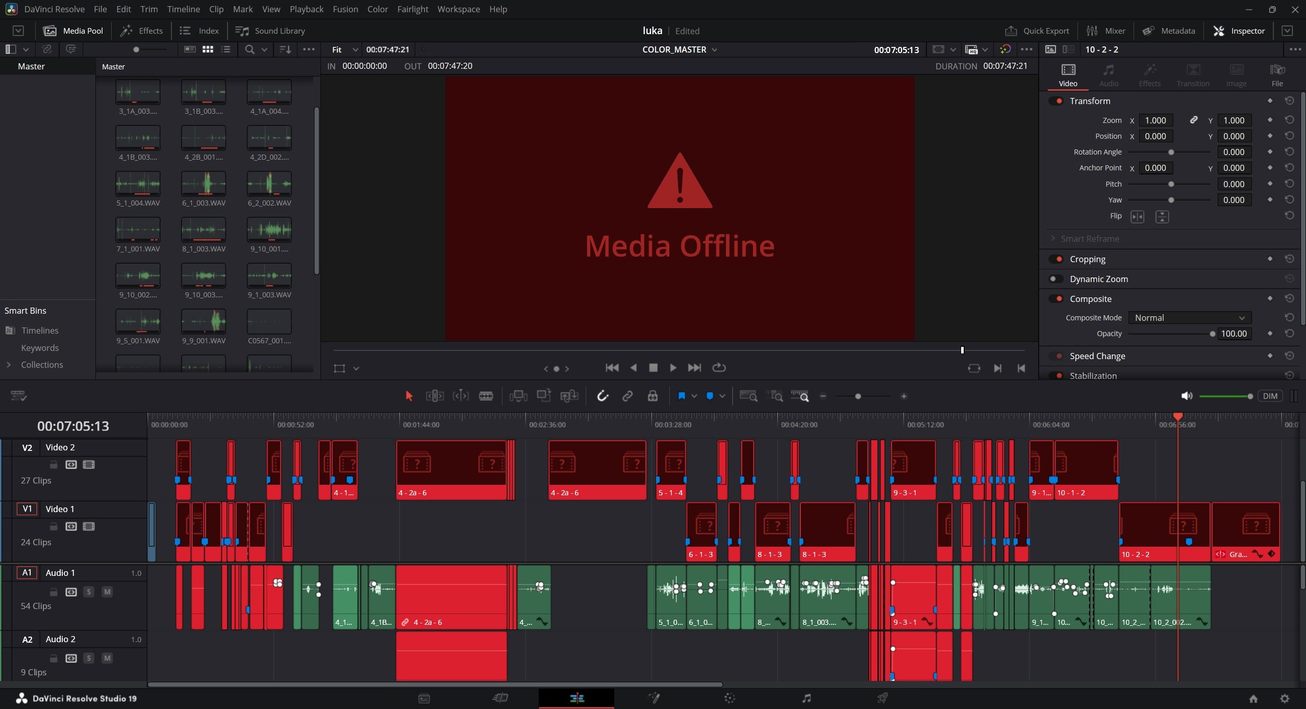 Передача материала для цветокоррекции из premier. Цветокоррекция видео