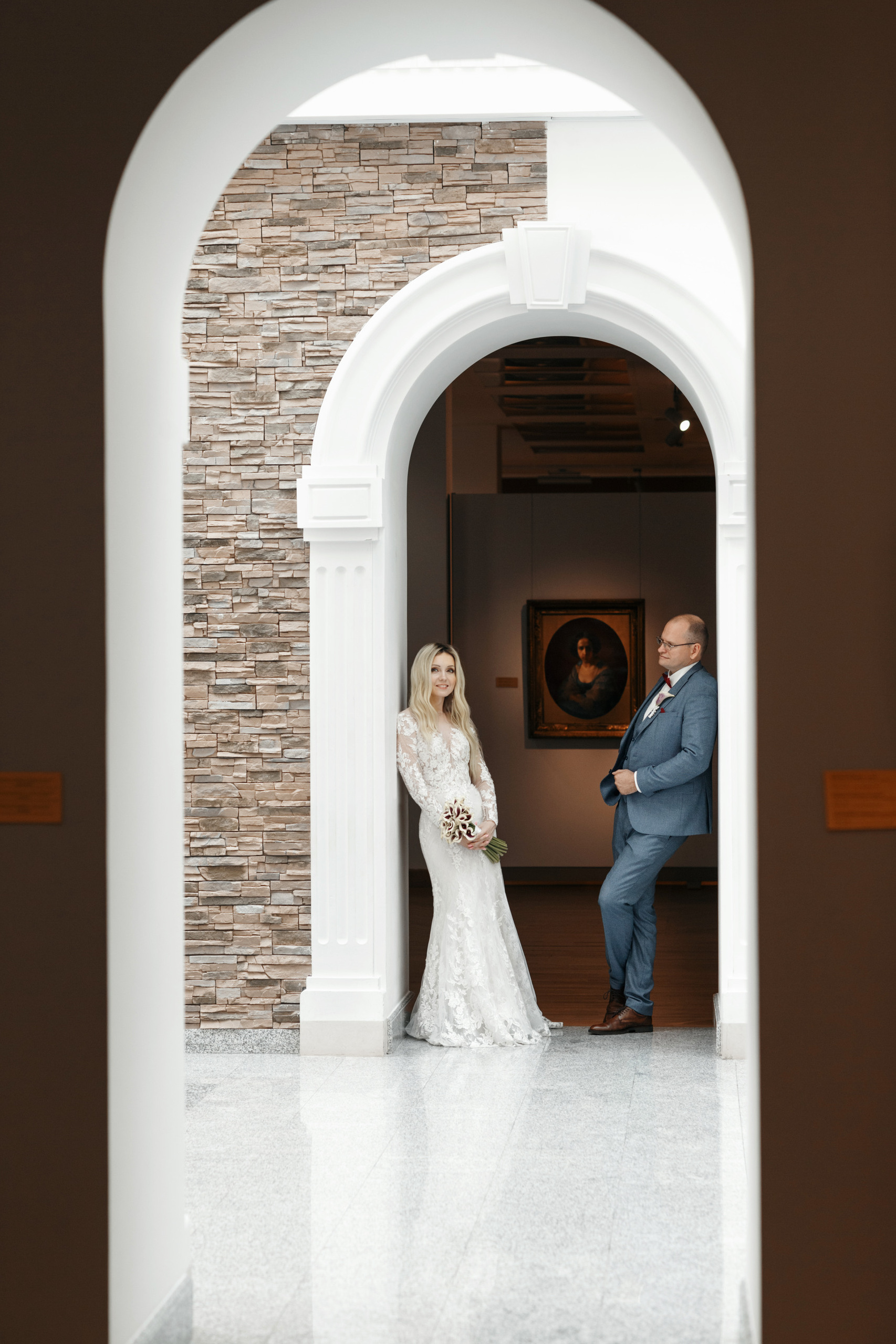 Фотосессия венчания прекрасной пары  в Минске