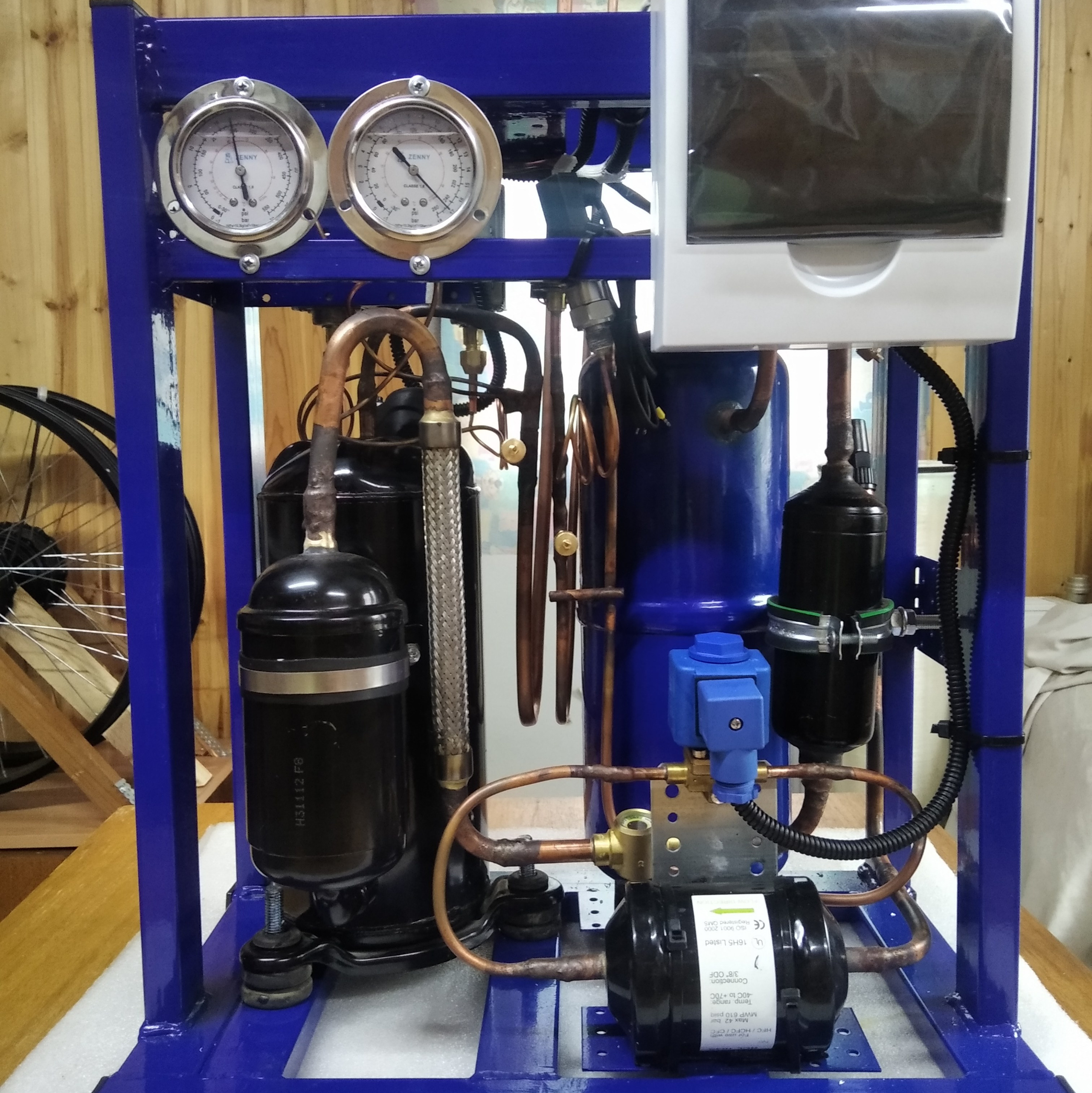 Тепловой насос прямого испарения DX для теплого пола