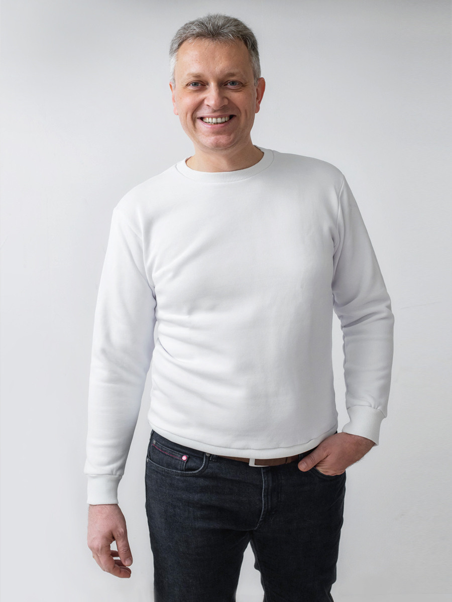 Белые свитшоты для печати фото, изображений или лого от Студии печати "ЧЁ" - 4