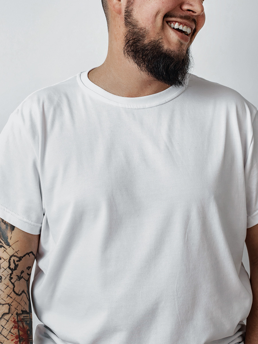 Белые футболки для печати фото, изображений или лого от Студии печати "ЧЁ" - 1