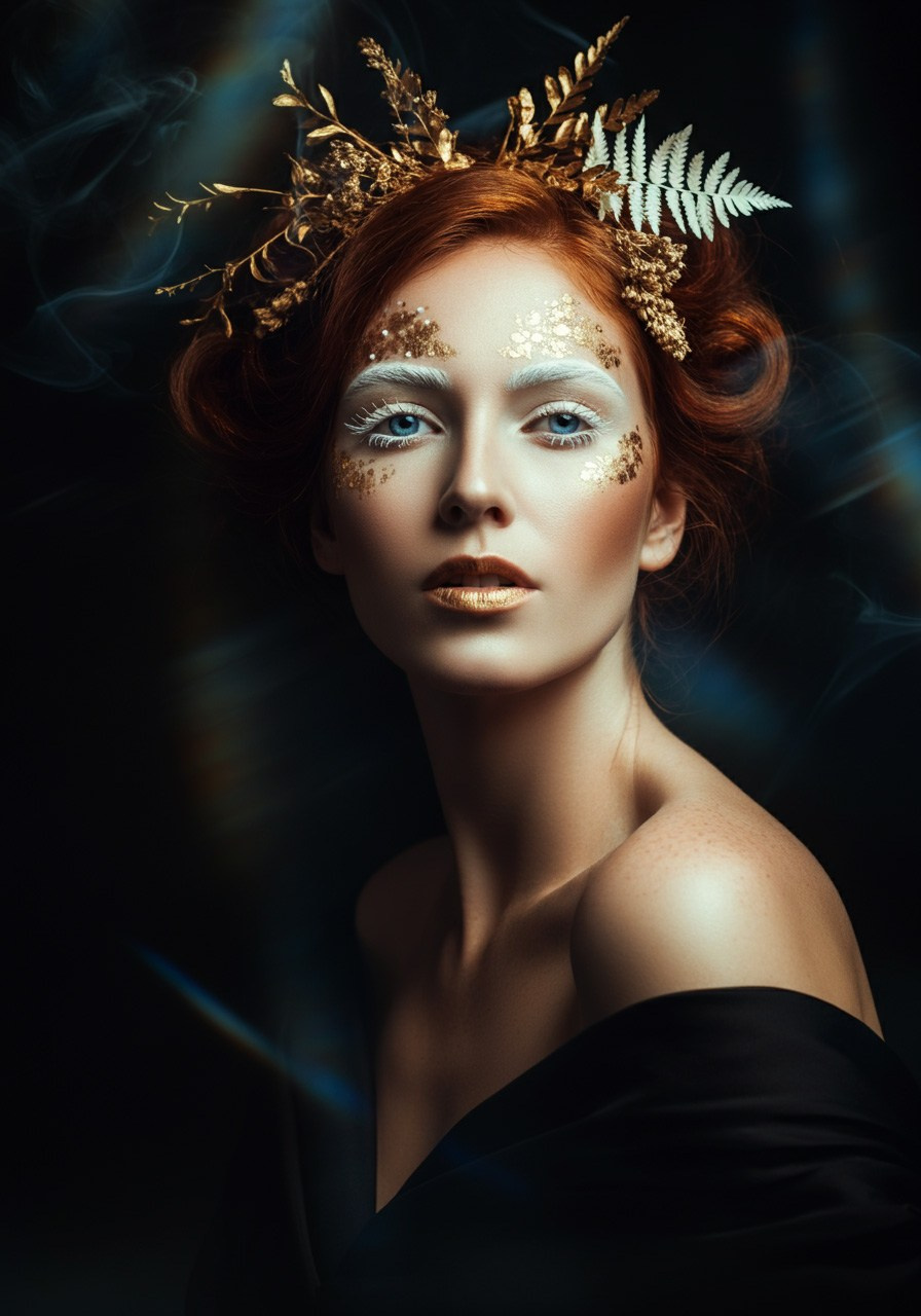 Студийный портрет девушки в стиле Fashion - идея для съёмки в студии