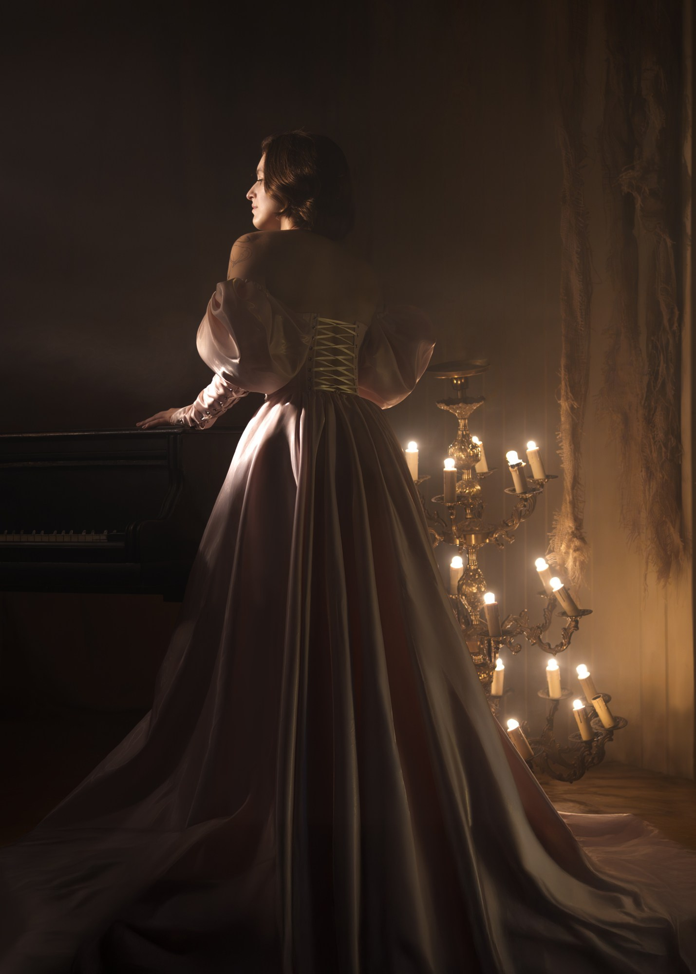 Съемка в оранжерее. Фотограф Александра Трухачёва