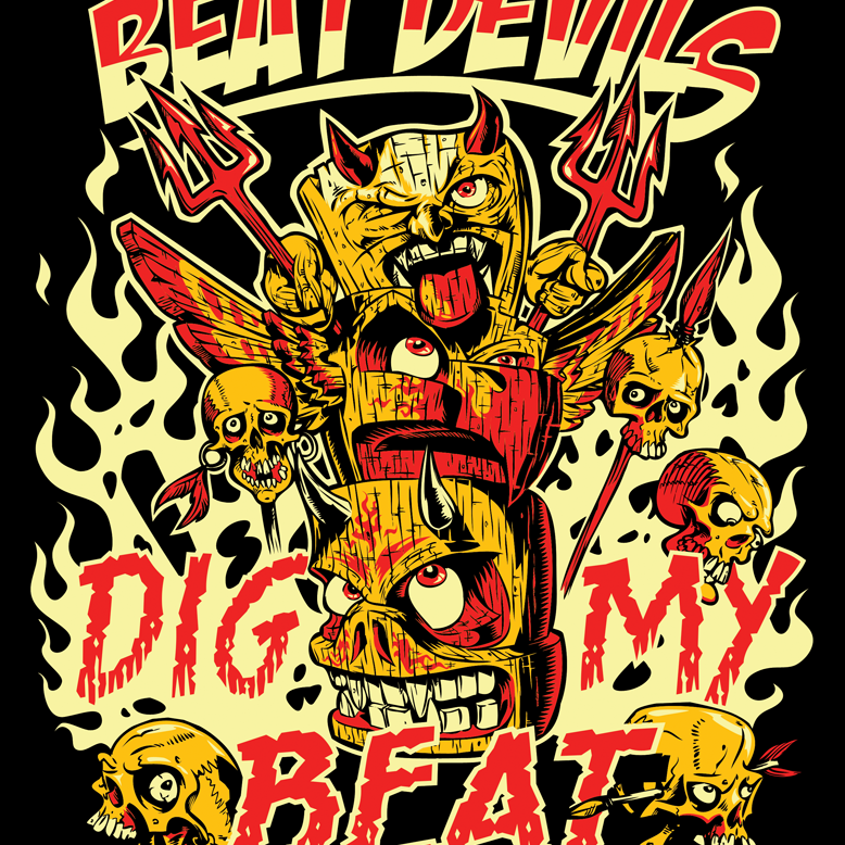 Merch. Группа Beat Devils (psychobilly, rockabilly)