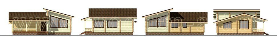 «Рассвет» 145 кв. м. Проекты деревянных домов