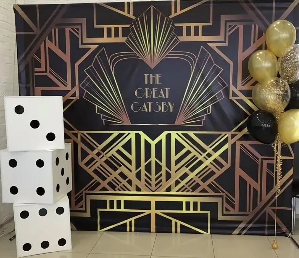 01ТФ Фотозона стиль Гетсби. Студия праздничного декора