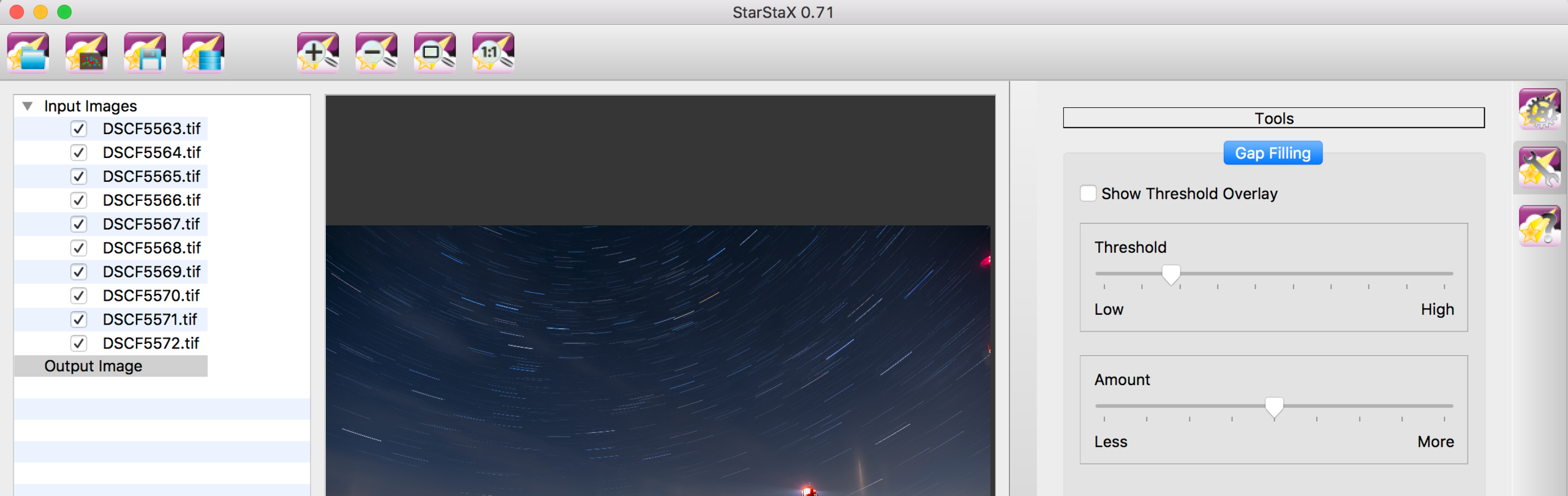 Собираем звездные треки в StarStax. Фотограф Константин Шамин