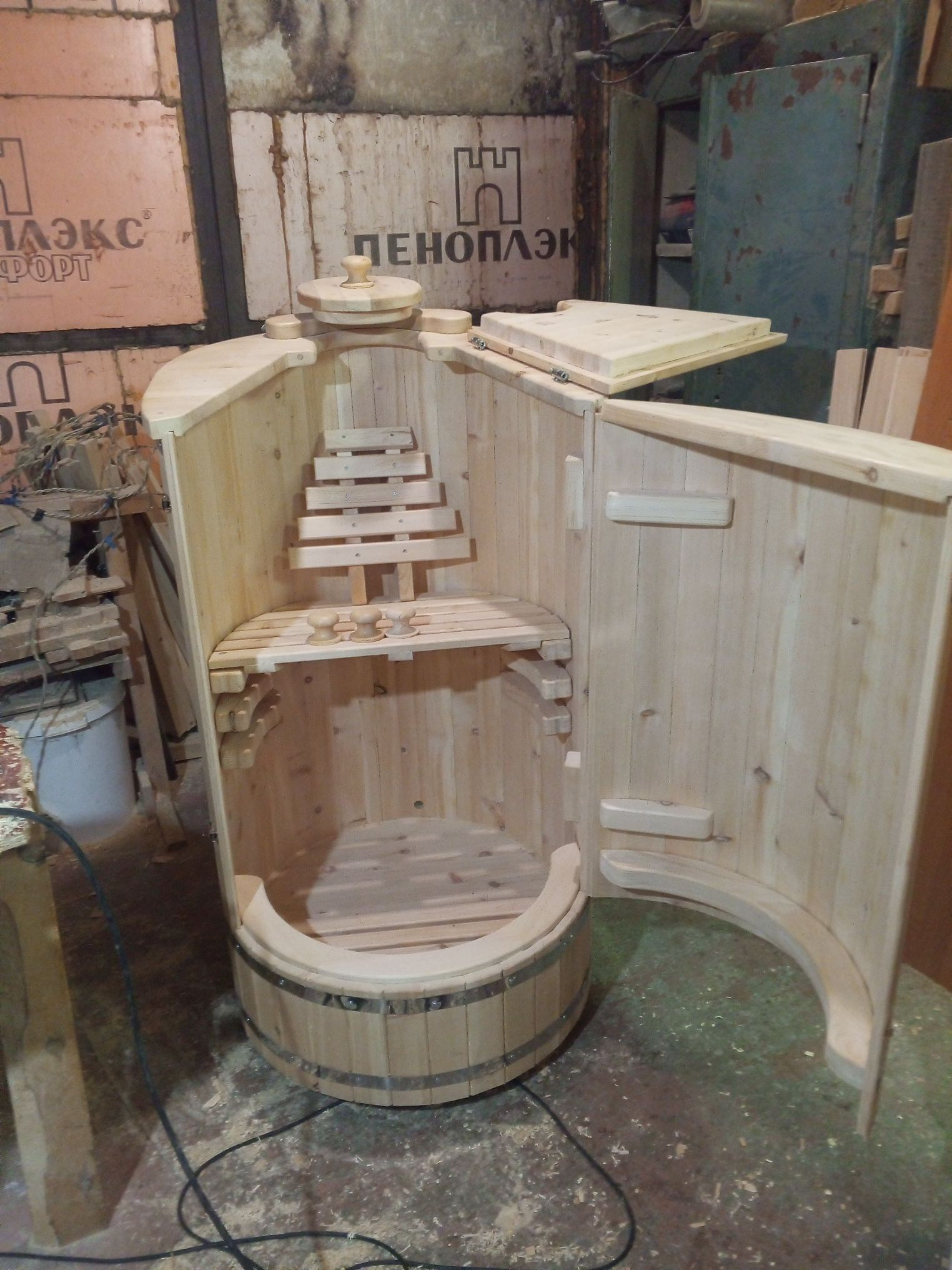 Купить фитобочку с парогенератором barrel-staem22