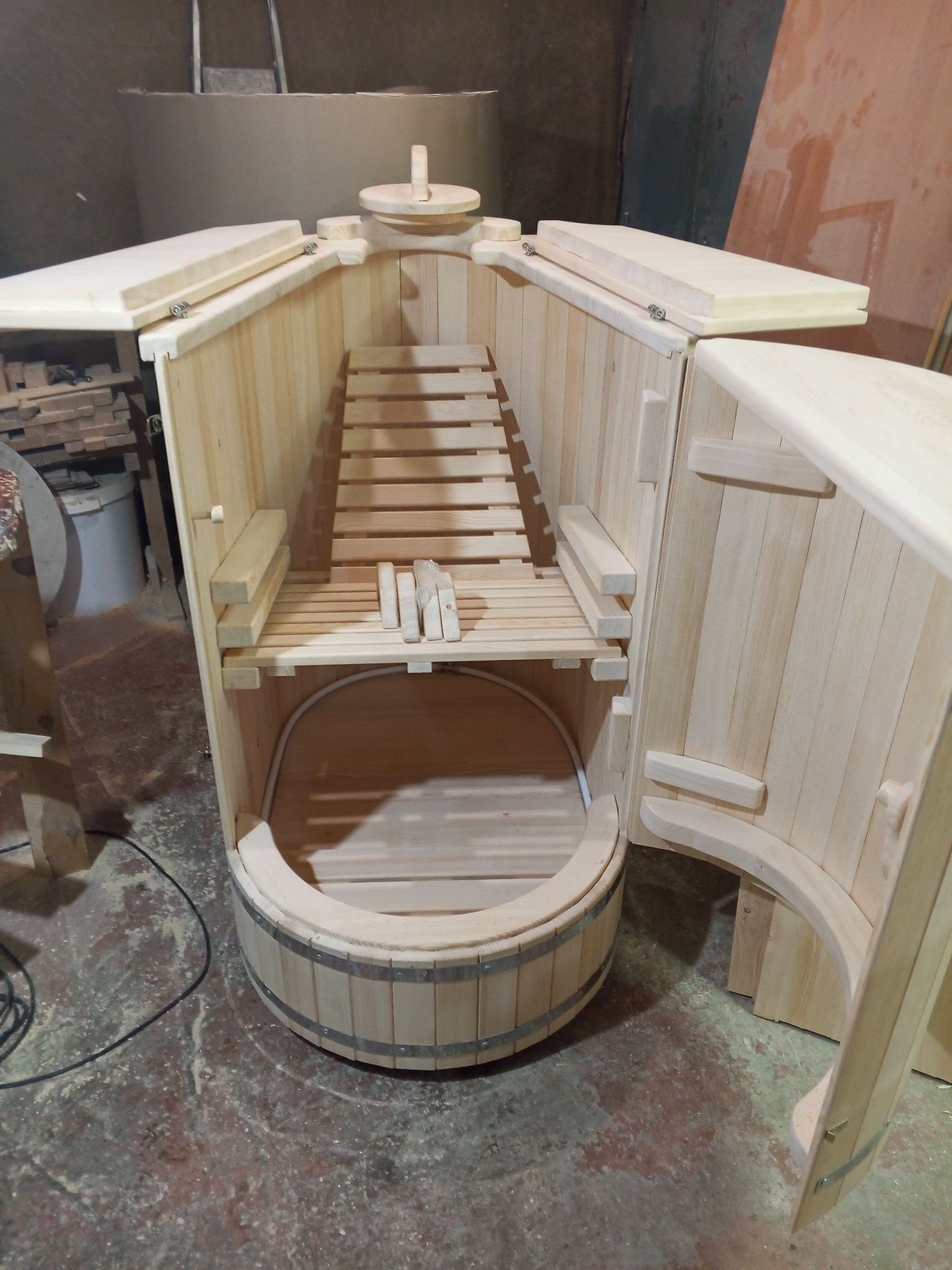 Купить фитобочку с парогенератором barrel-staem22