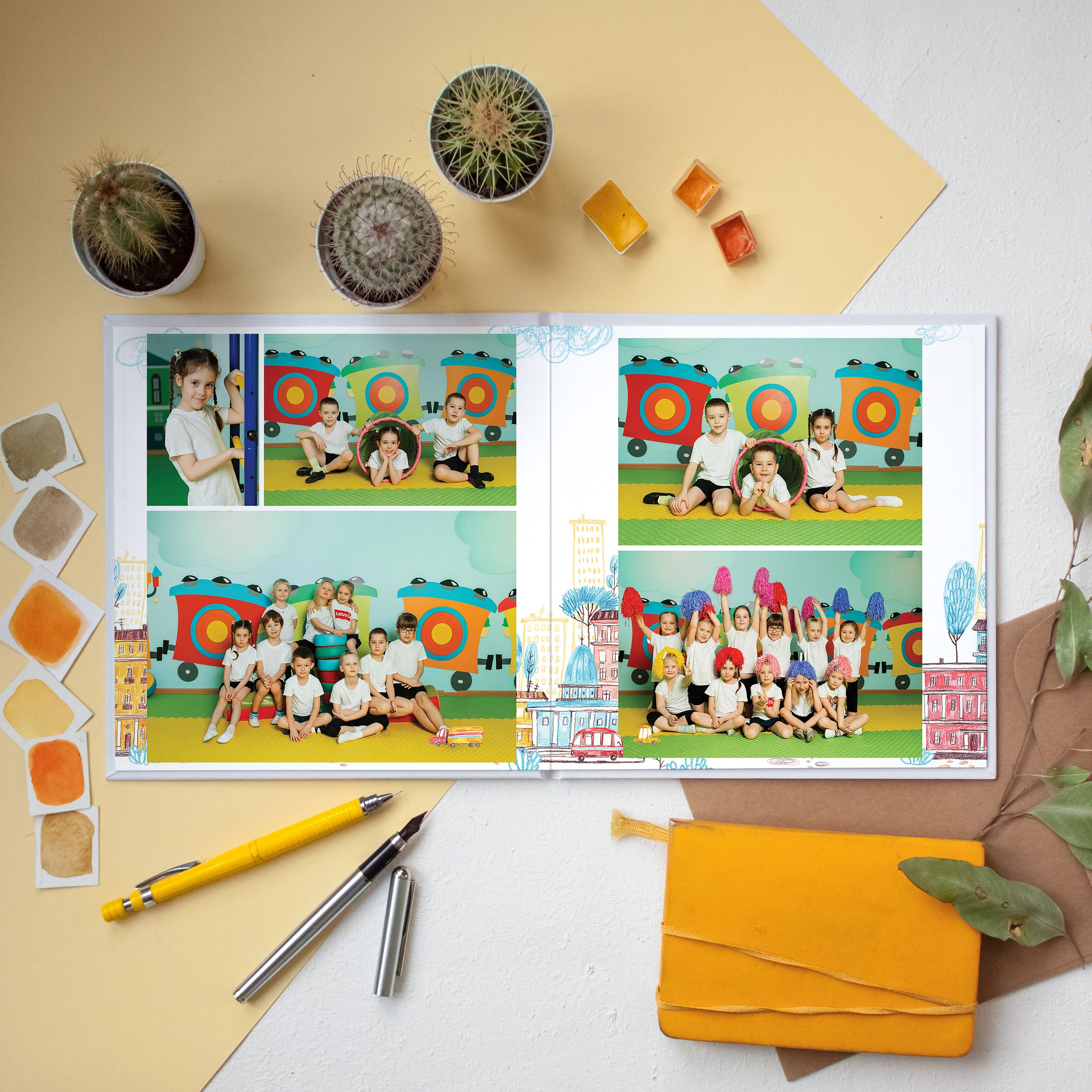 Дизайн «Городок». Выпускные альбомы в Новосибирске фотограф Надежда Ефремова