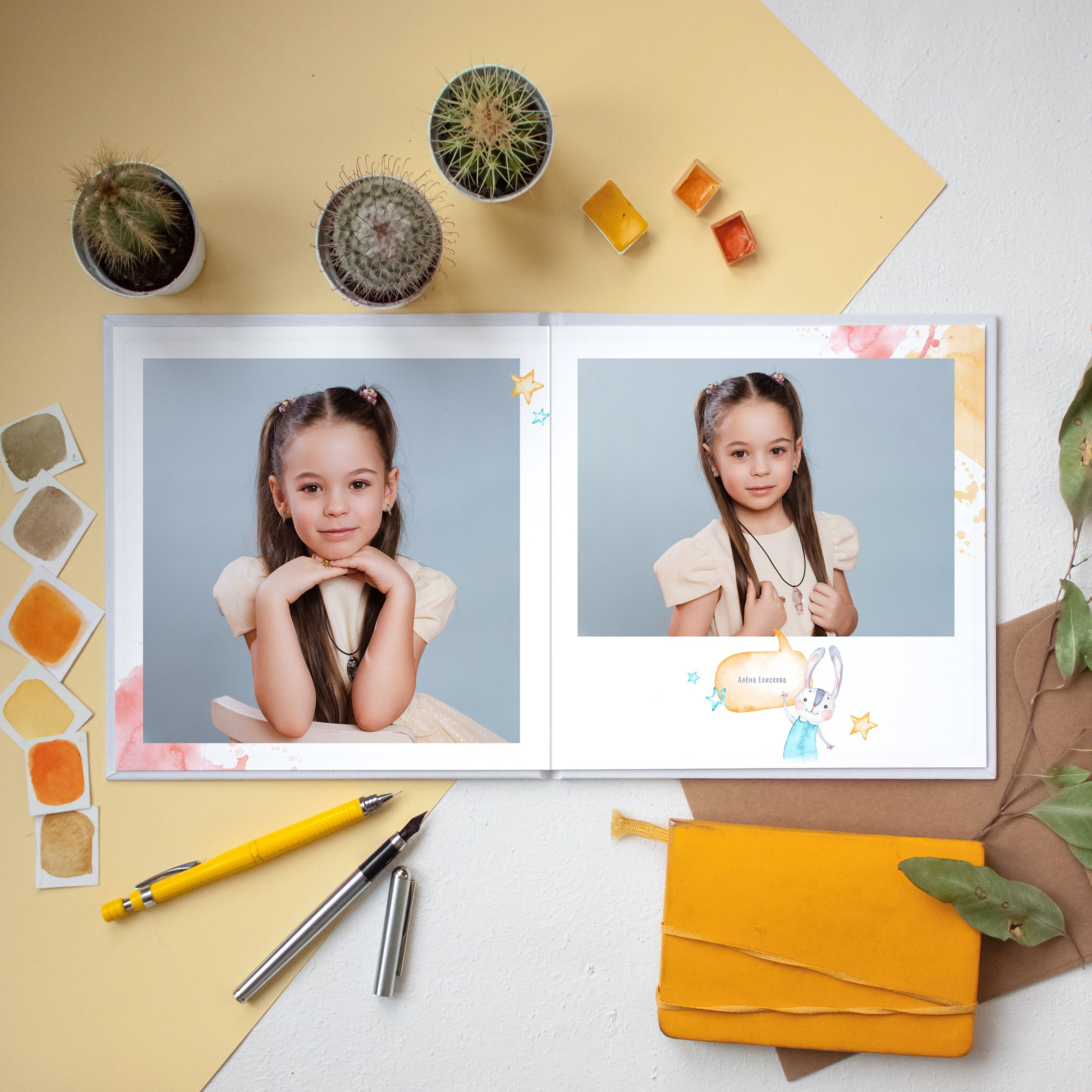 Дизайн «Зайки». Выпускные альбомы в Новосибирске фотограф Надежда Ефремова