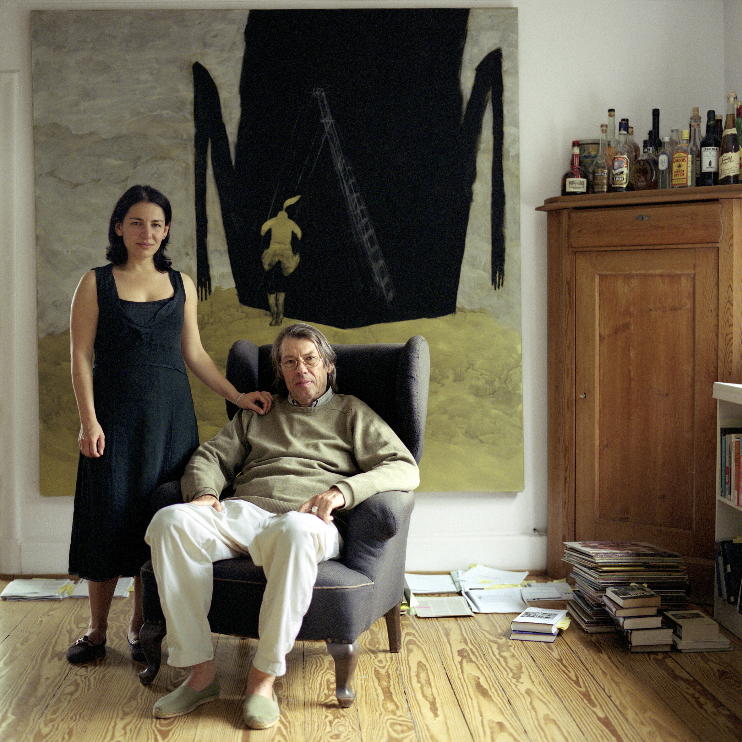 In the arms of her fathers. Mascha Danzis contemporary video and media artist