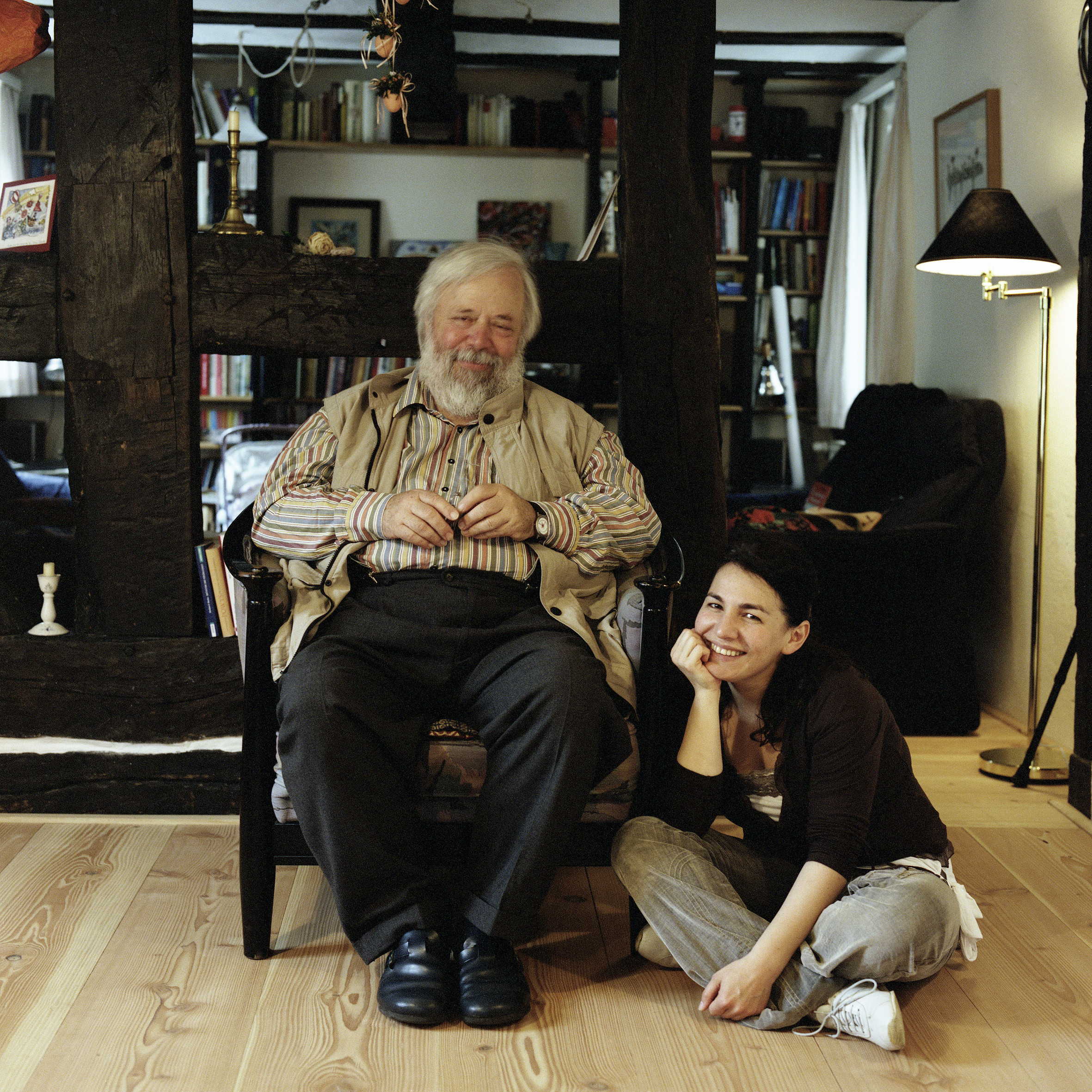 In the arms of her fathers. Mascha Danzis contemporary video and media artist