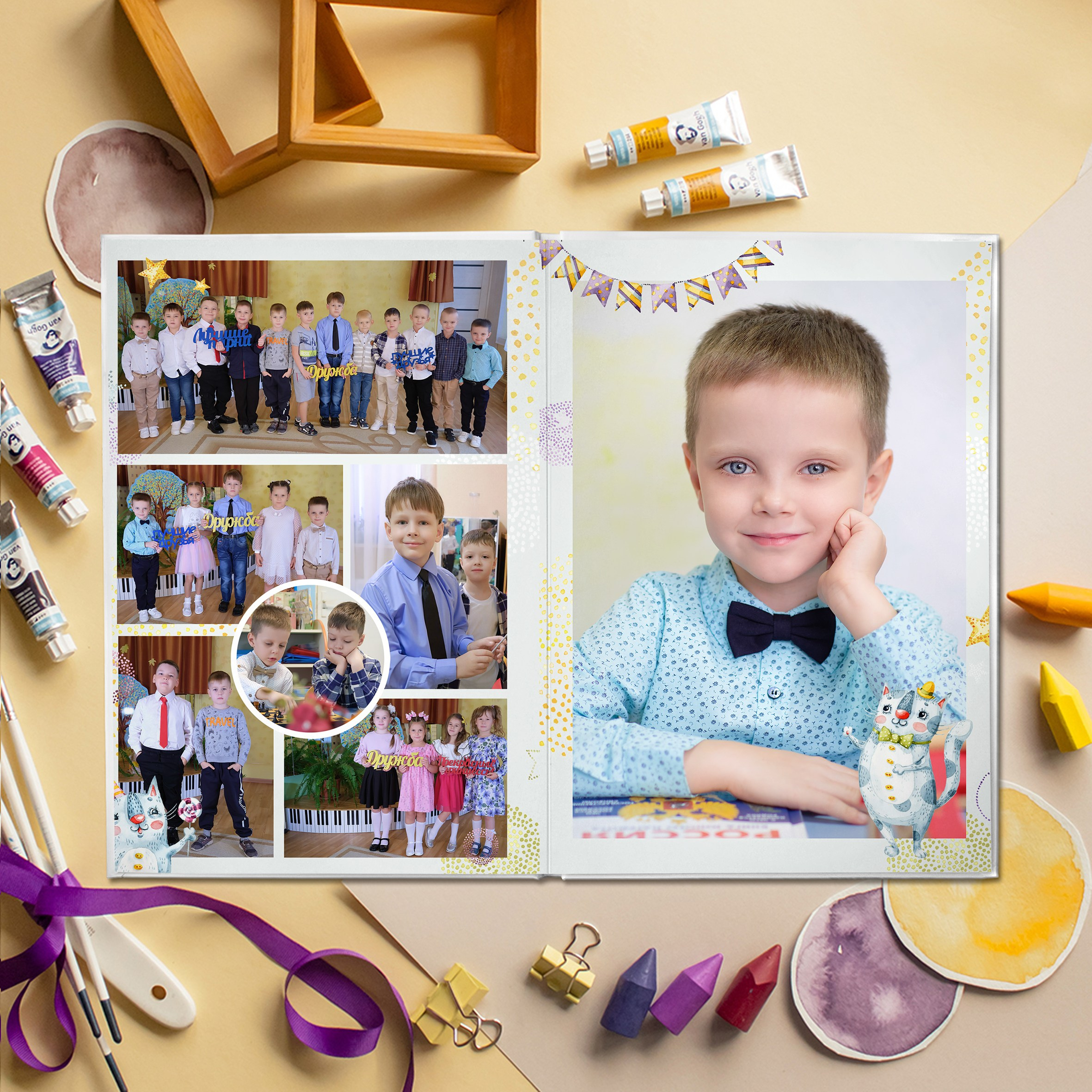 Выпускные книги и альбомы для детского сада и школы. Выпускные альбомы в Нижнем Новгороде и Нижегородской области