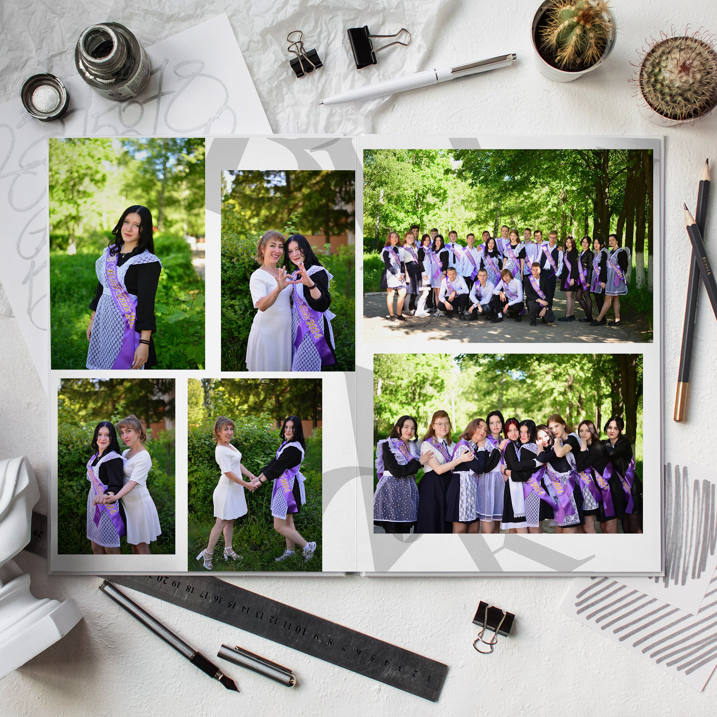Выпускной альбом 9-11 класс. Фотограф в Новомичуринске Наталья Малиновская