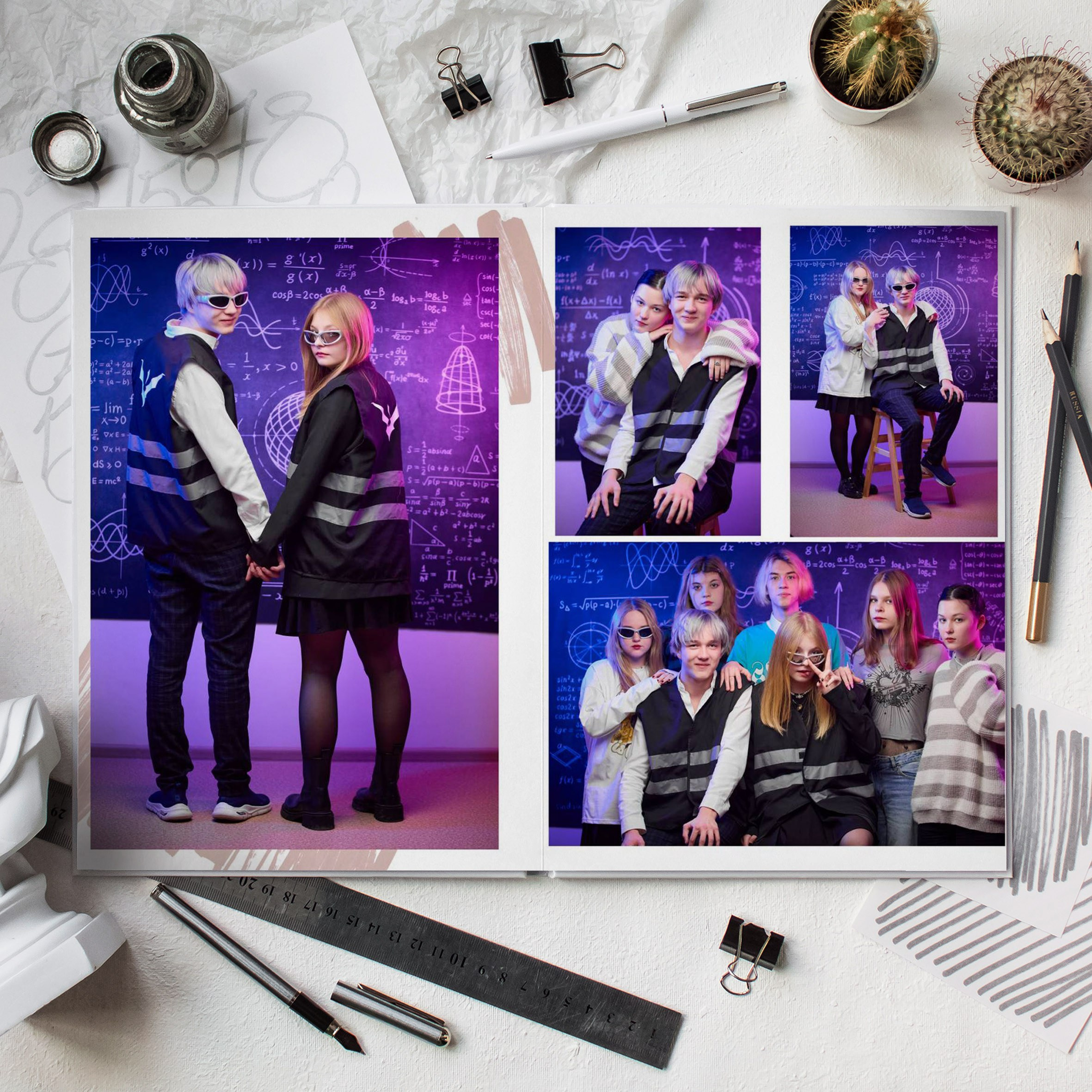 Альбом Стиль ваш город. Школьный фотограф, выпускные альбомы