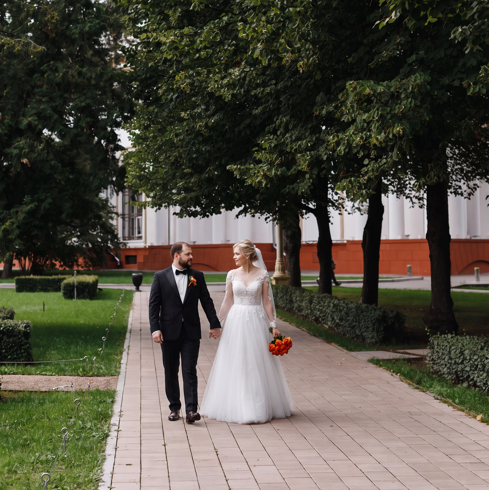 Свадебная фотосессия прогулки