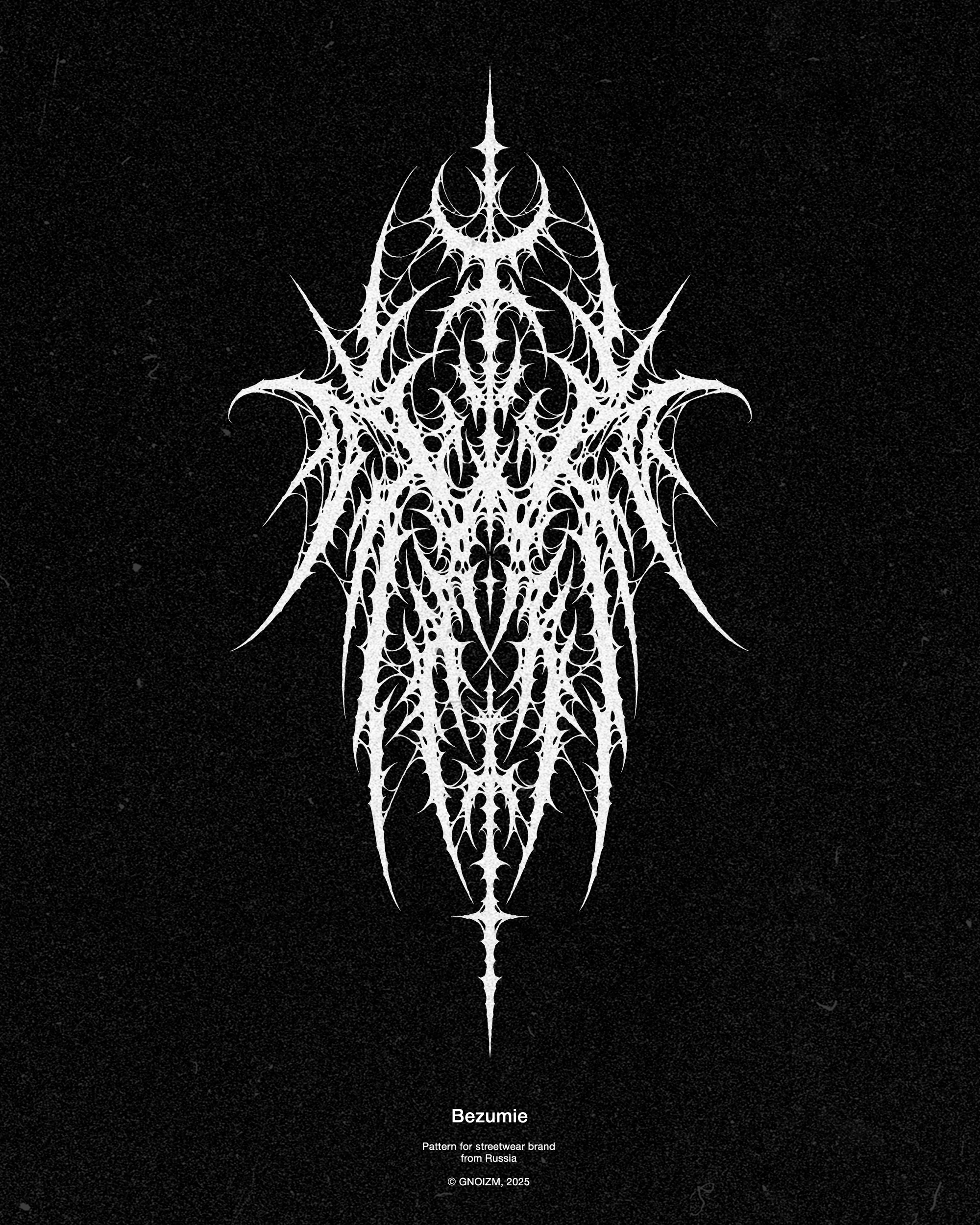 Bezumie | metal logo design & creation. GNOIZM | Metal Logos & Dark Lettering