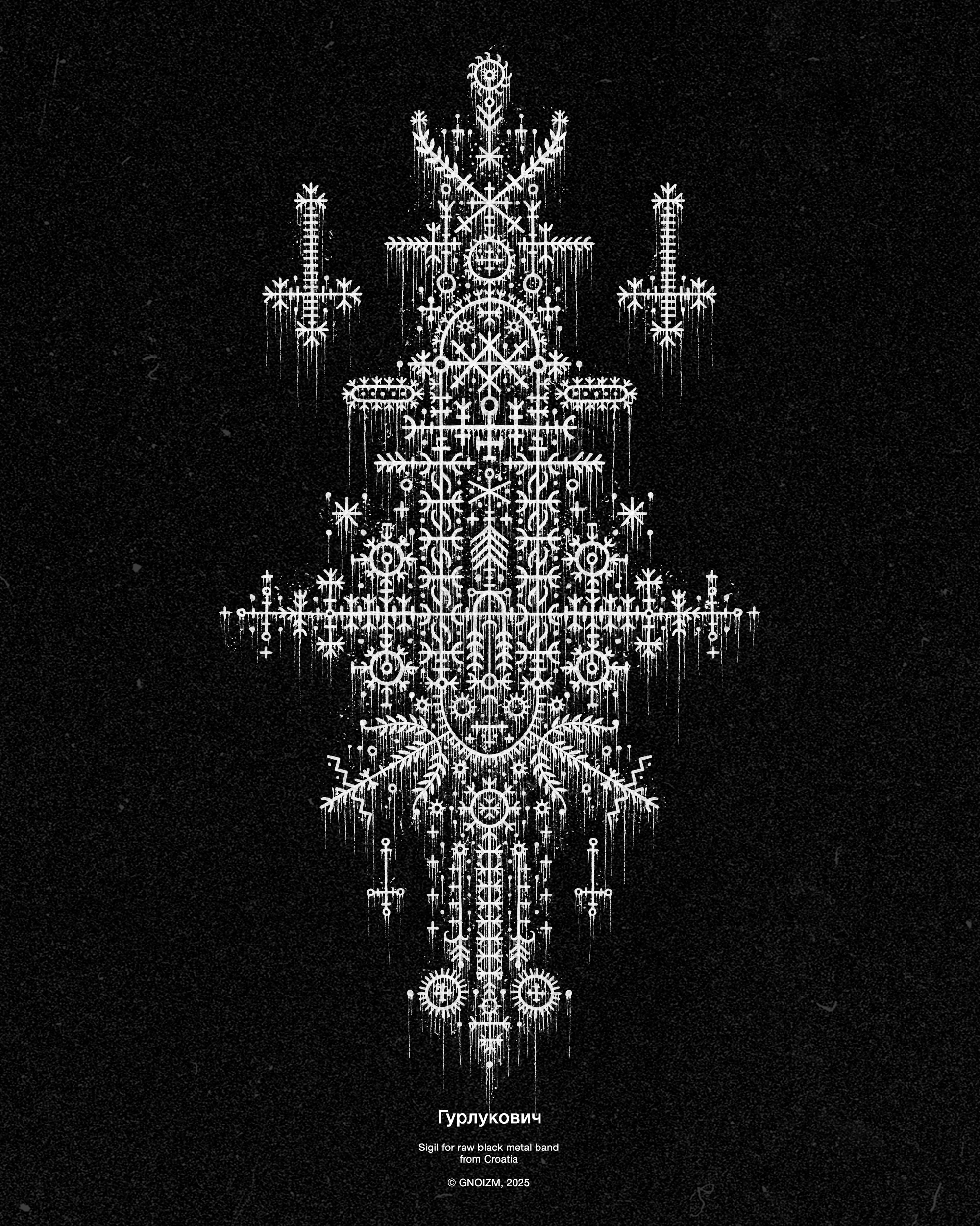 Гурлукович | metal logo design & creation. GNOIZM | Metal Logos & Dark Lettering