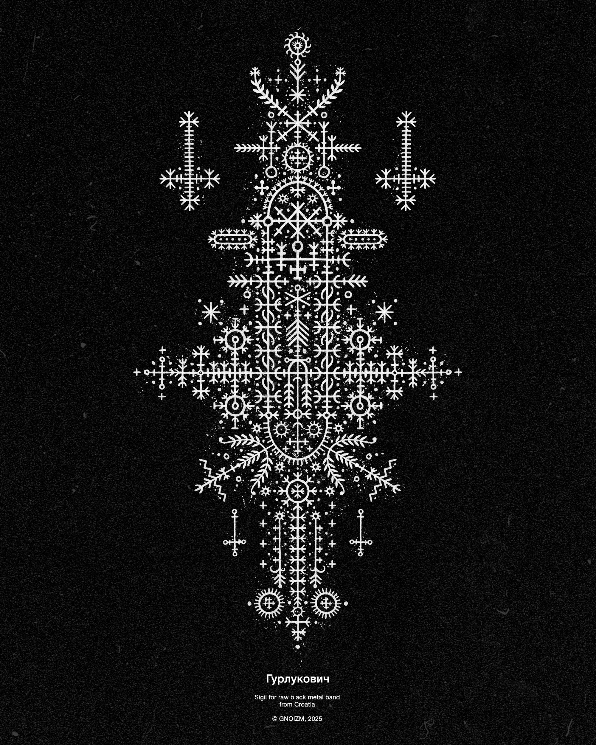 Гурлукович | metal logo design & creation. GNOIZM | Metal Logos & Dark Lettering