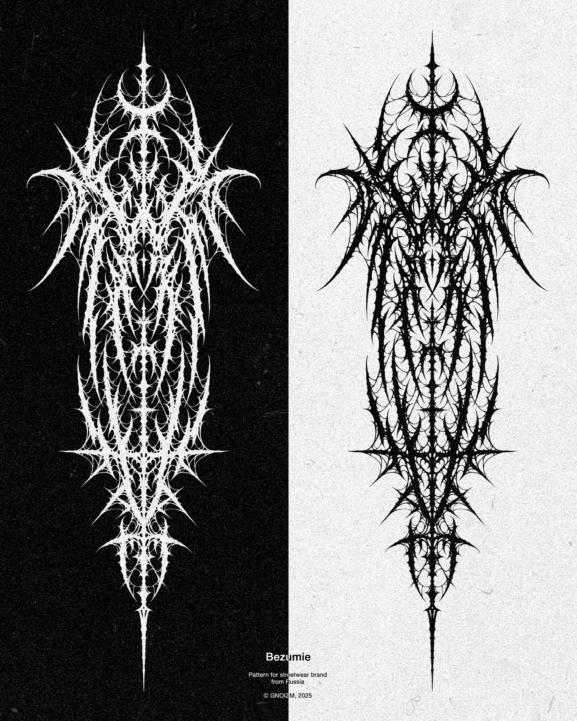 Bezumie | metal logo design & creation. GNOIZM | Metal Logos & Dark Lettering