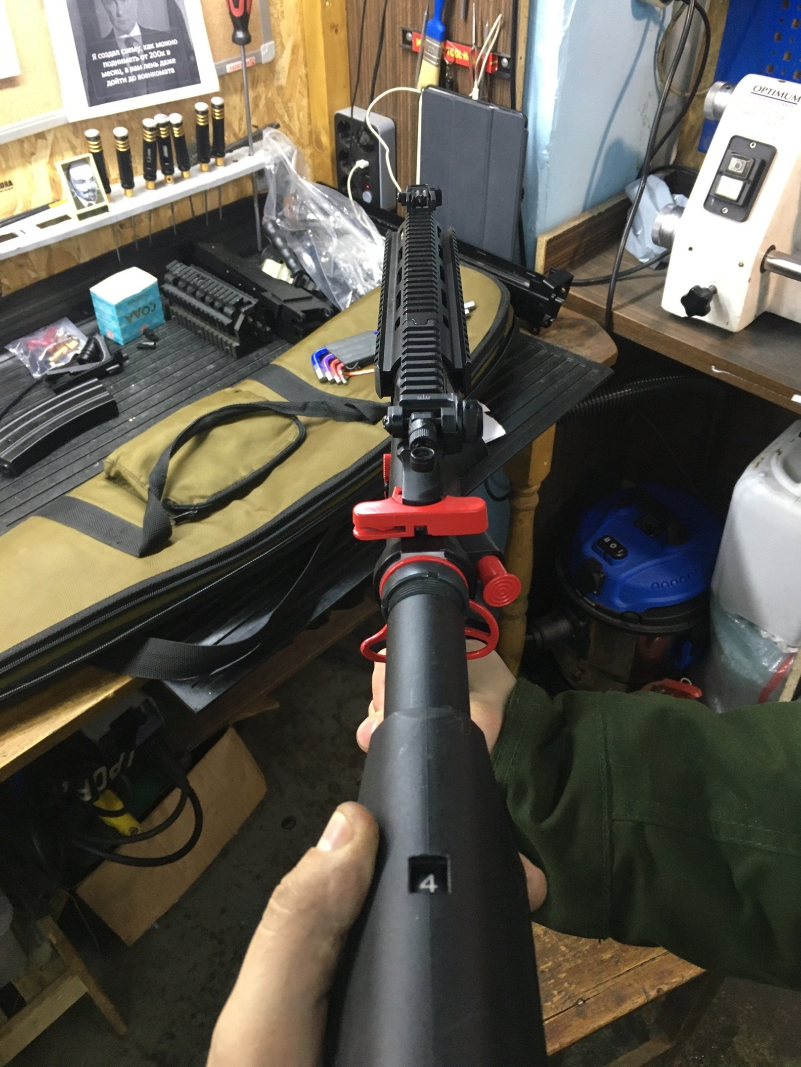 HK416 страйкбол: стоимость ремонта и тюнинга. Страйкбольная мастерская Бигич Воркшоп