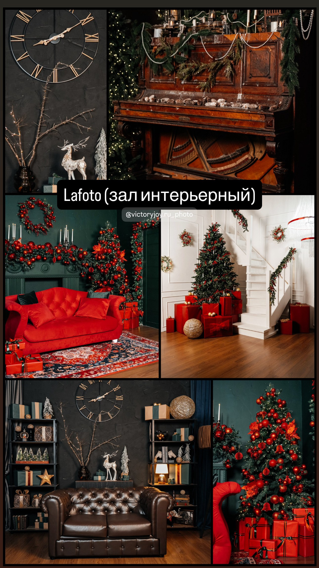 новогодняя фотосессия в фотостудии