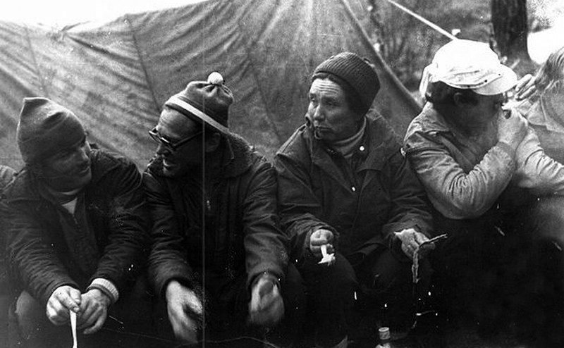 Первые соревнования (1959). Фотограф Эдуард Алмадаков
