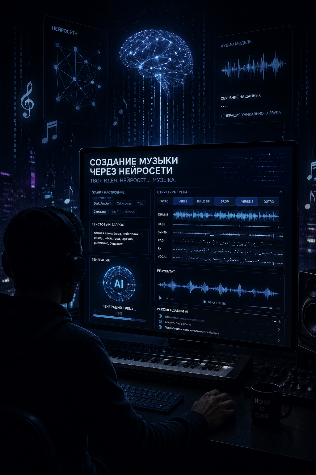 В Нейросети. Фото. Видео. Музыка. Креатив