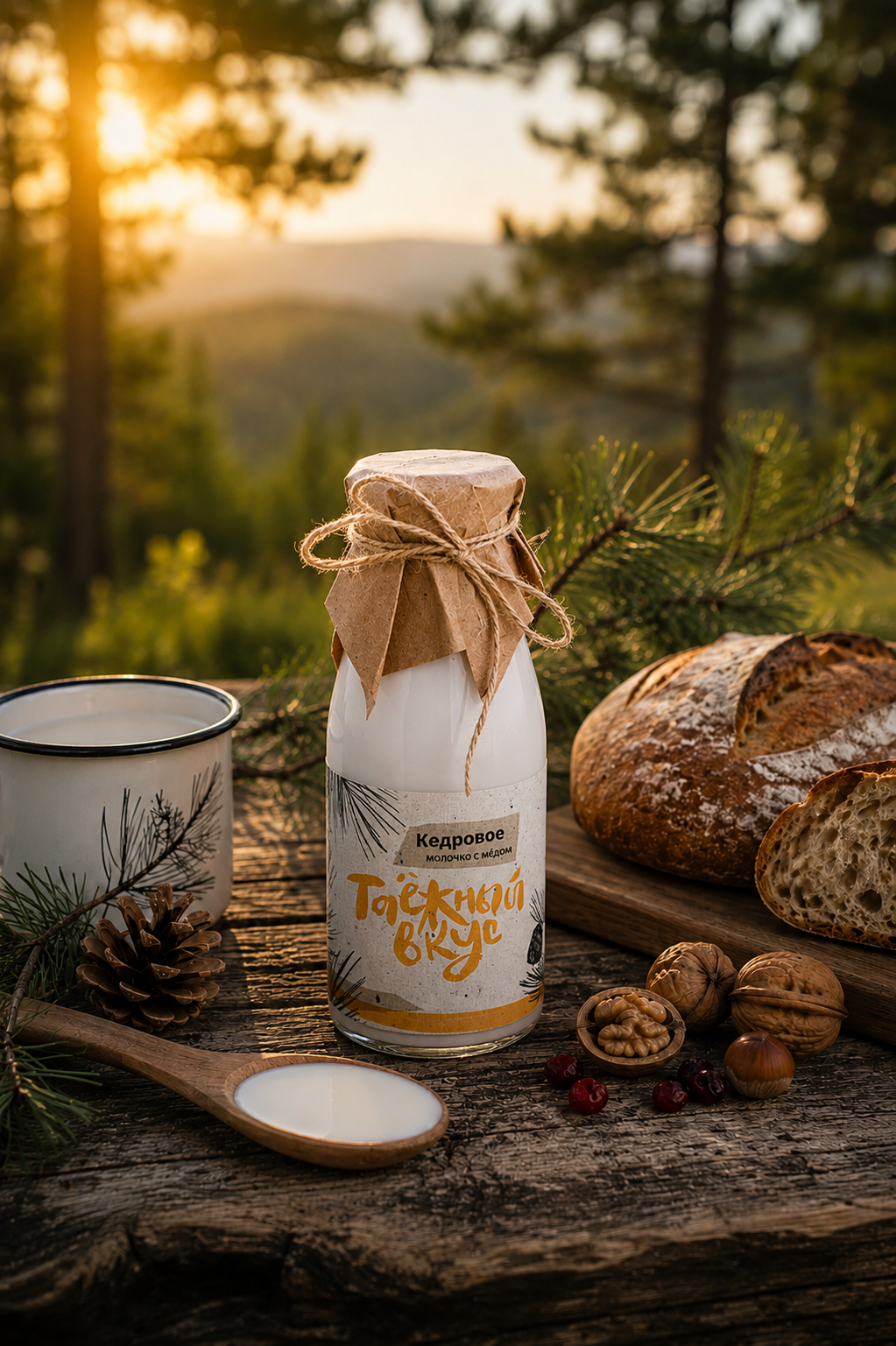 Серия этикеток “Таёжный вкус”. Aleksandra Bulgakova, packaging and identity