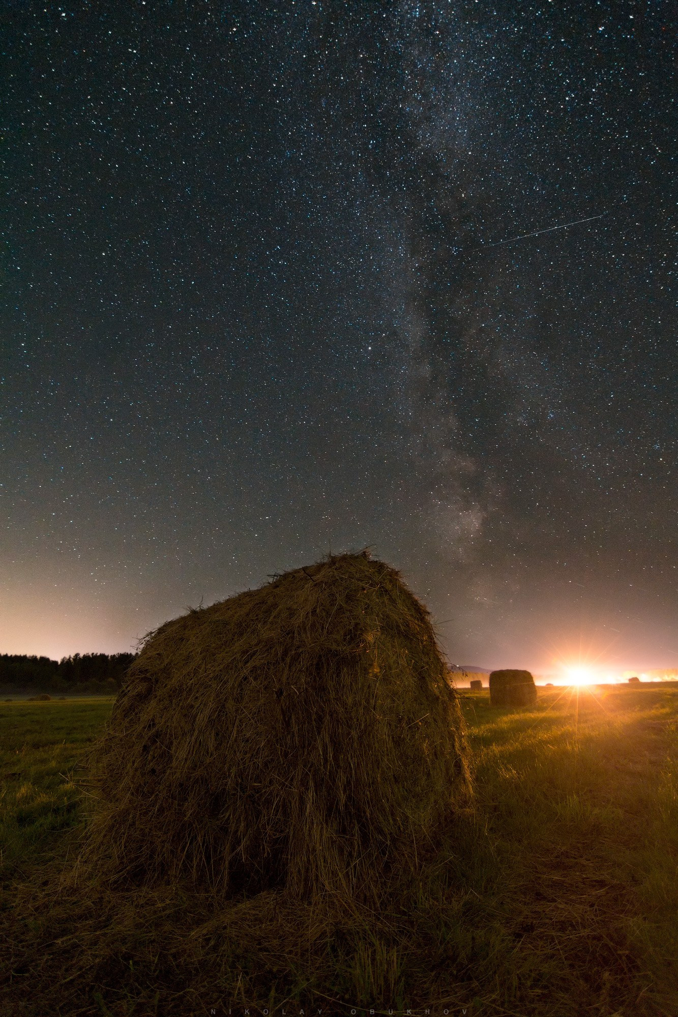Пример съемки Млечного Пути. Автор: Николай Обухов.