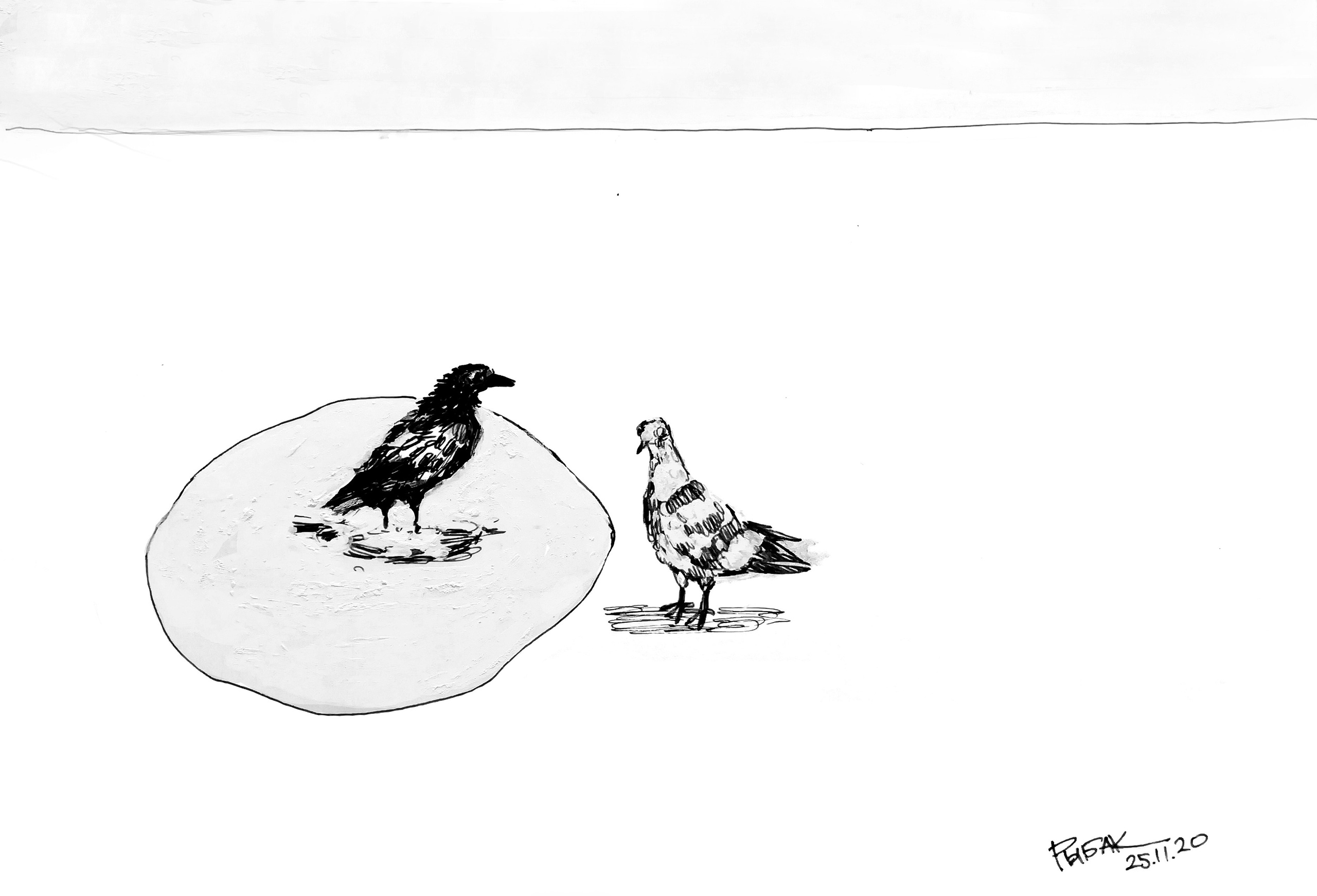 Графика 2020. Художник Рыбак Николай