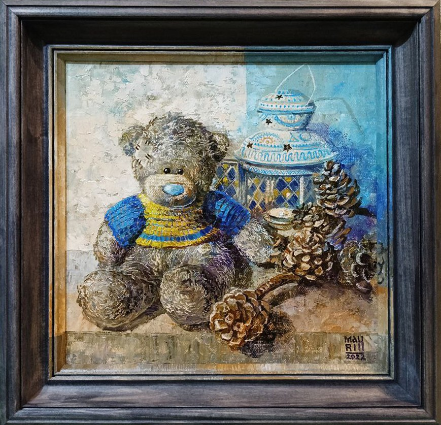 картины, интерьерные картины, картины маслом, масло, природа, живопись, купить картину, картина в подарок, старина, ретро стиль, натюрморт, антиквариат, старинный натюрморт, медведь, старинные игрушки, картина с медвежонком, детская игрушка, мишка Тедди, картина для детской комнаты, сказка