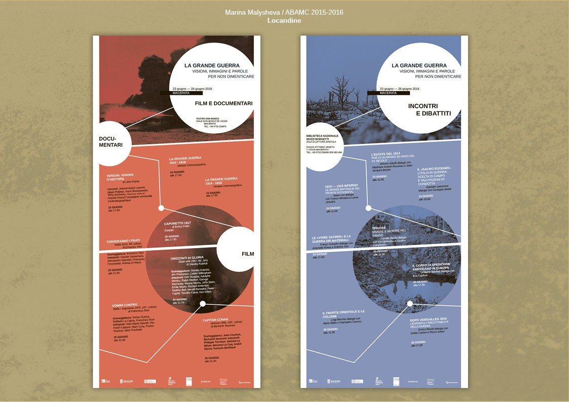 La Grande Guerra — Фирменный стиль для фестиваля. Мира (жы!) и Наваждения