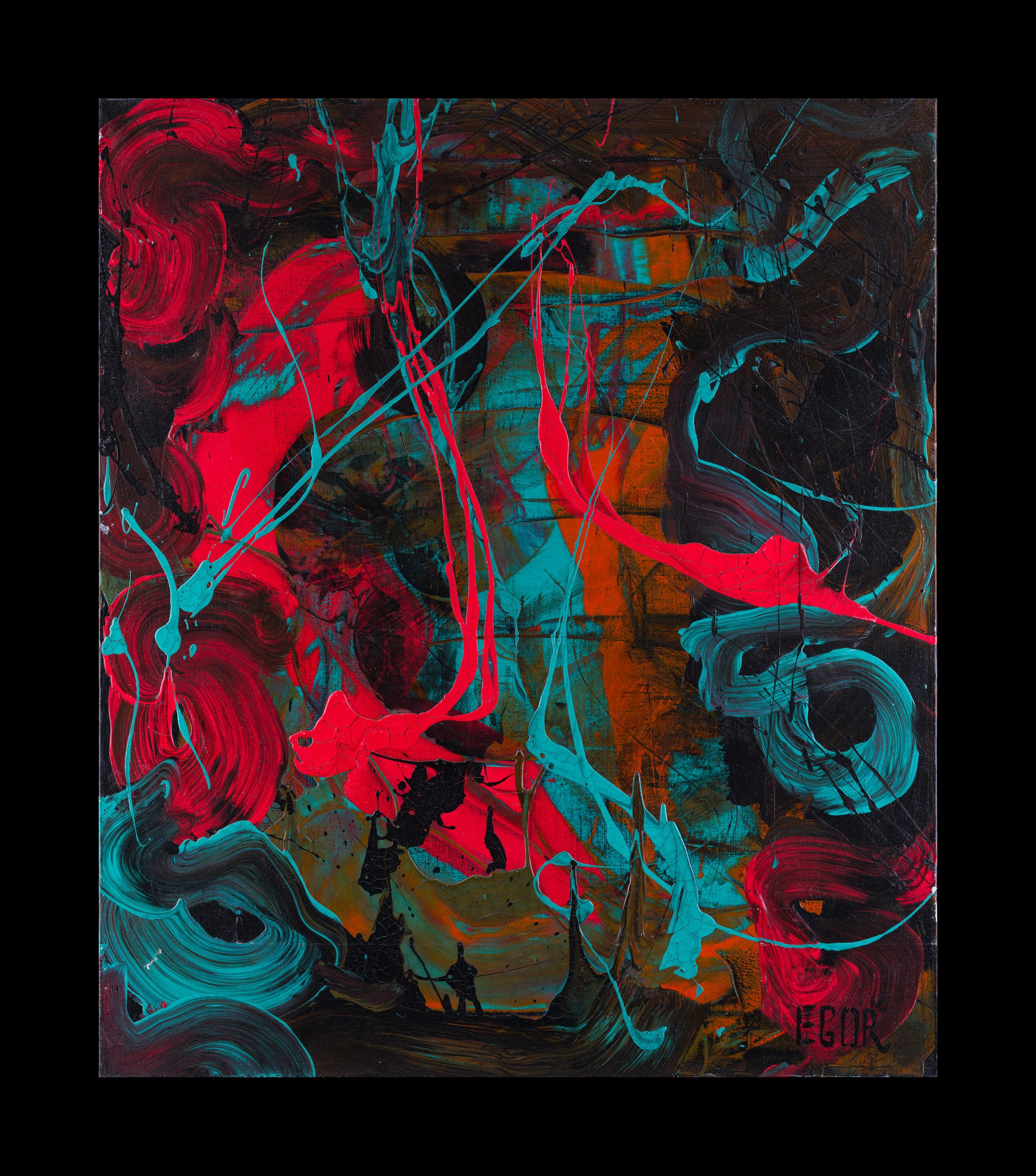 Художник Шадрина Юлия и ее картина «НОВАЯ МЕЛОДИЯ», съемка от Koval Production ( Интерьерный фотограф Коваль Илья)