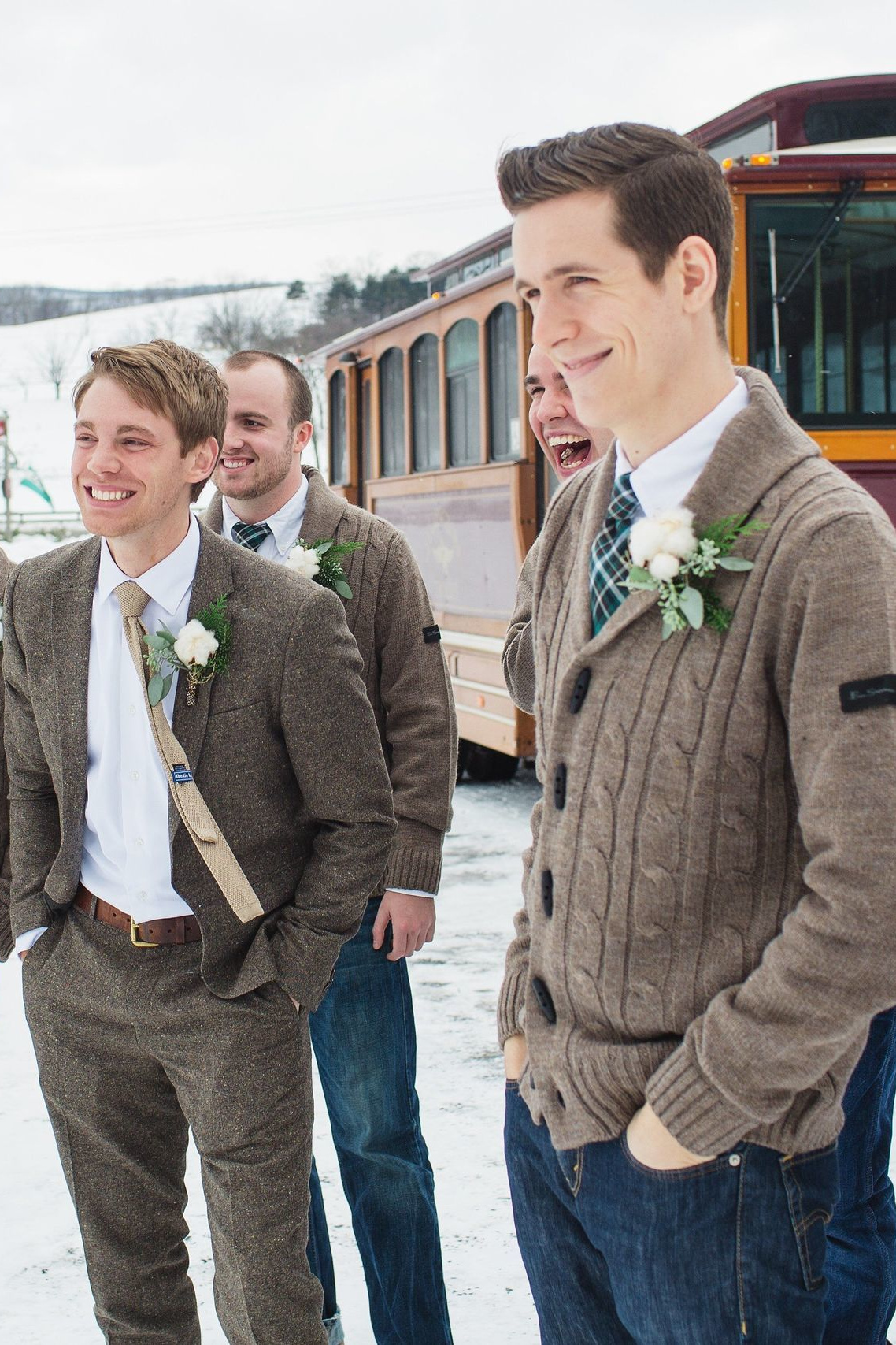 Свадебная фотосессия зимой. Образ невесты и жениха. Свадебный фотограф Ерхов Антон