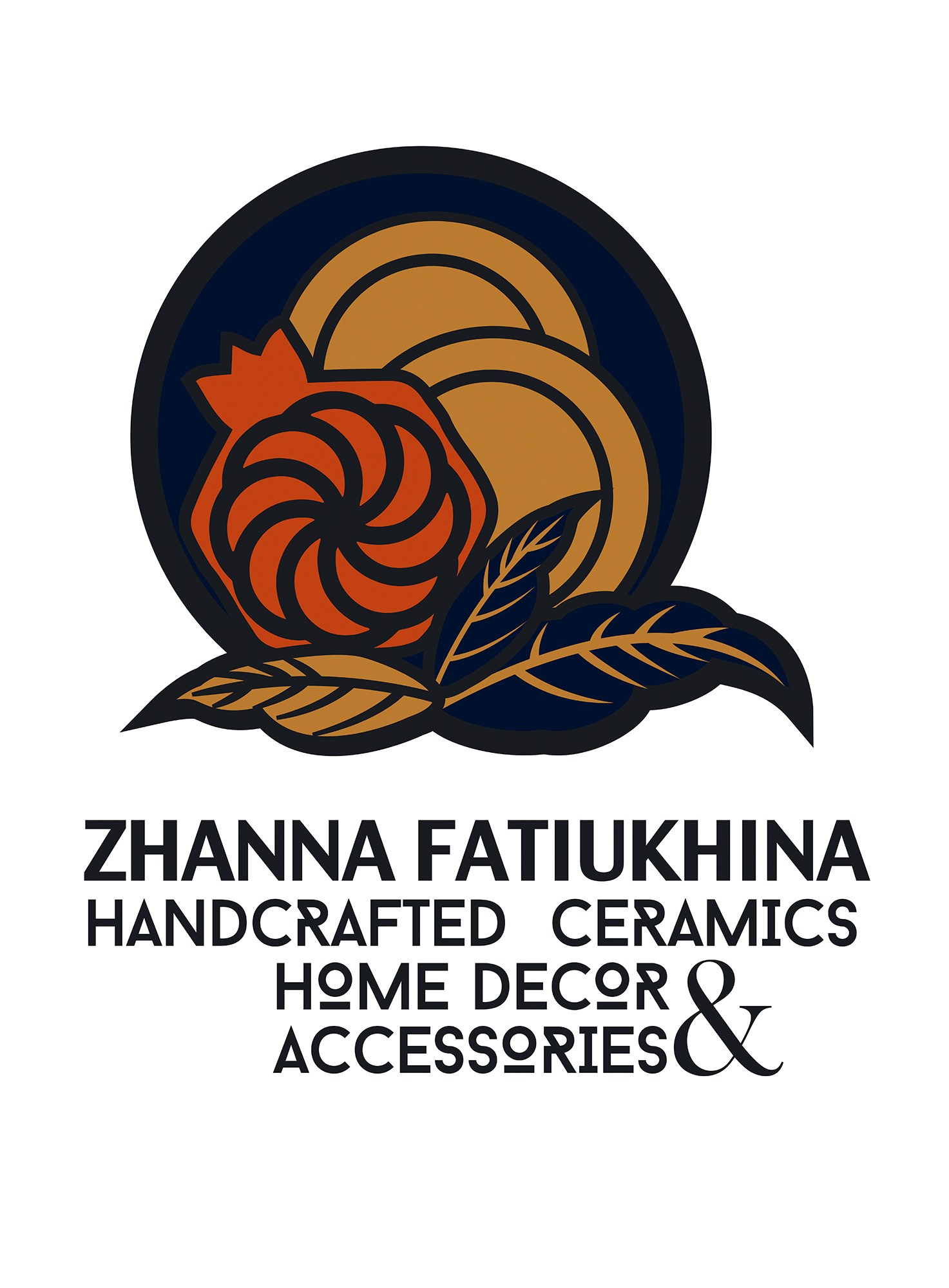 Логотип и полиграфия «Жанна Фатюхина». Интерьерный дизайнер в Сочи Поплавская Татьяна. Проектирование интерьеров и организация процесса ремонта