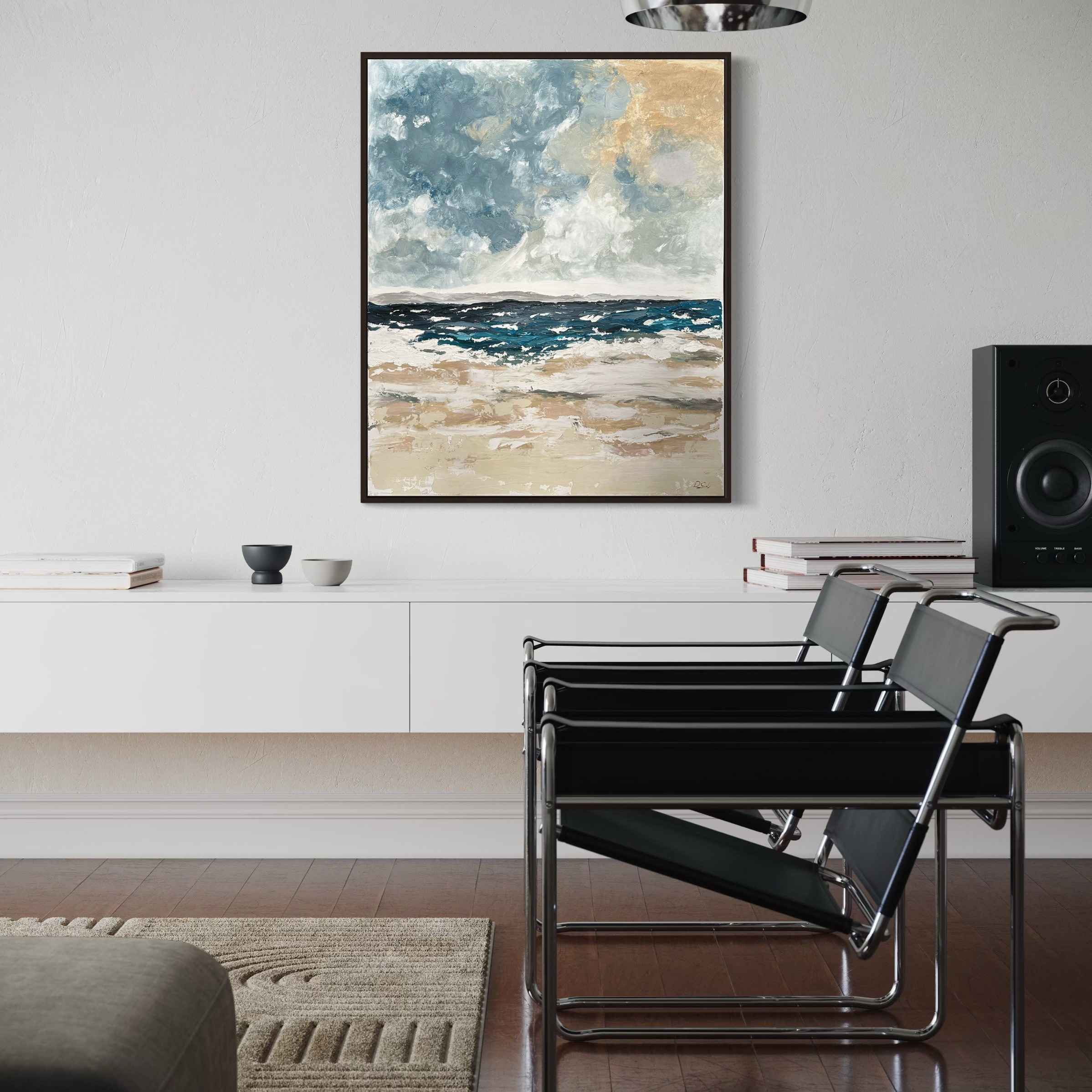 море, шторм, волны, песок, текстура, сила природы, динамика, экспрессия, глубина, интерьерная живопись