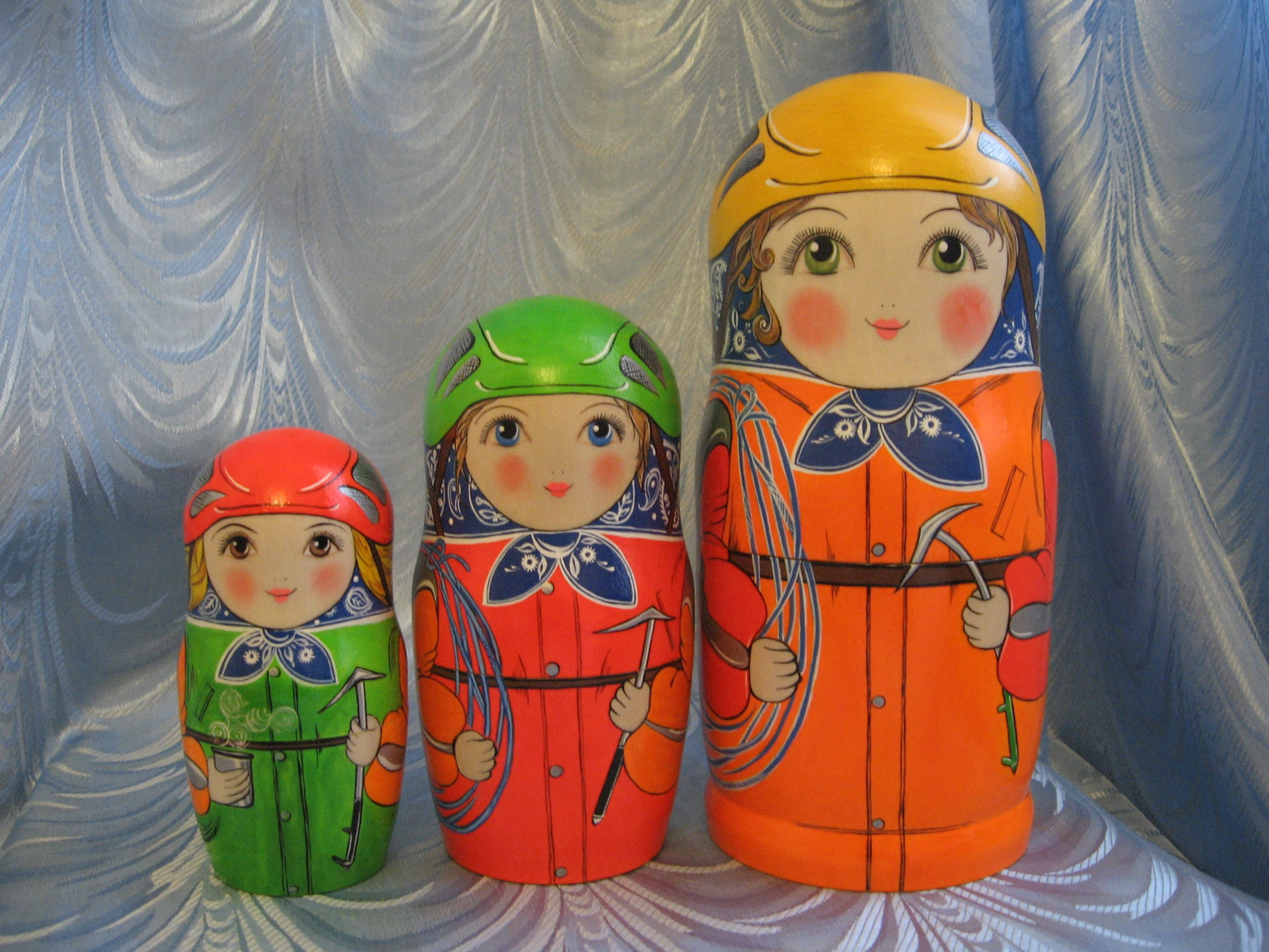 Matryoshka-Climber. “Steel Angel”: women’s climbing award